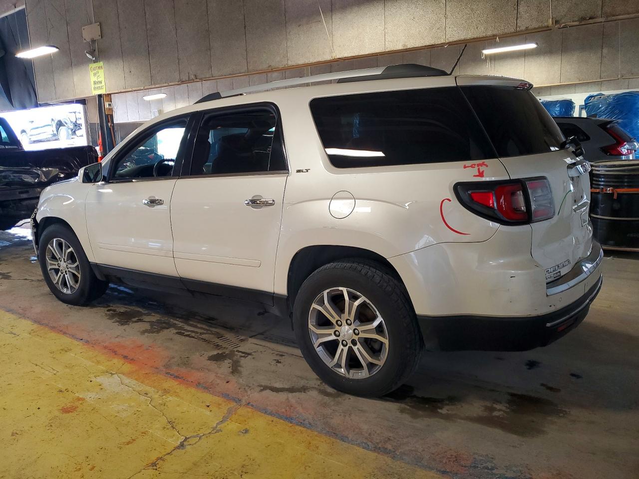 2013 Gmc Acadia Slt-1 White vin: 1GKKVRKD1DJ263326