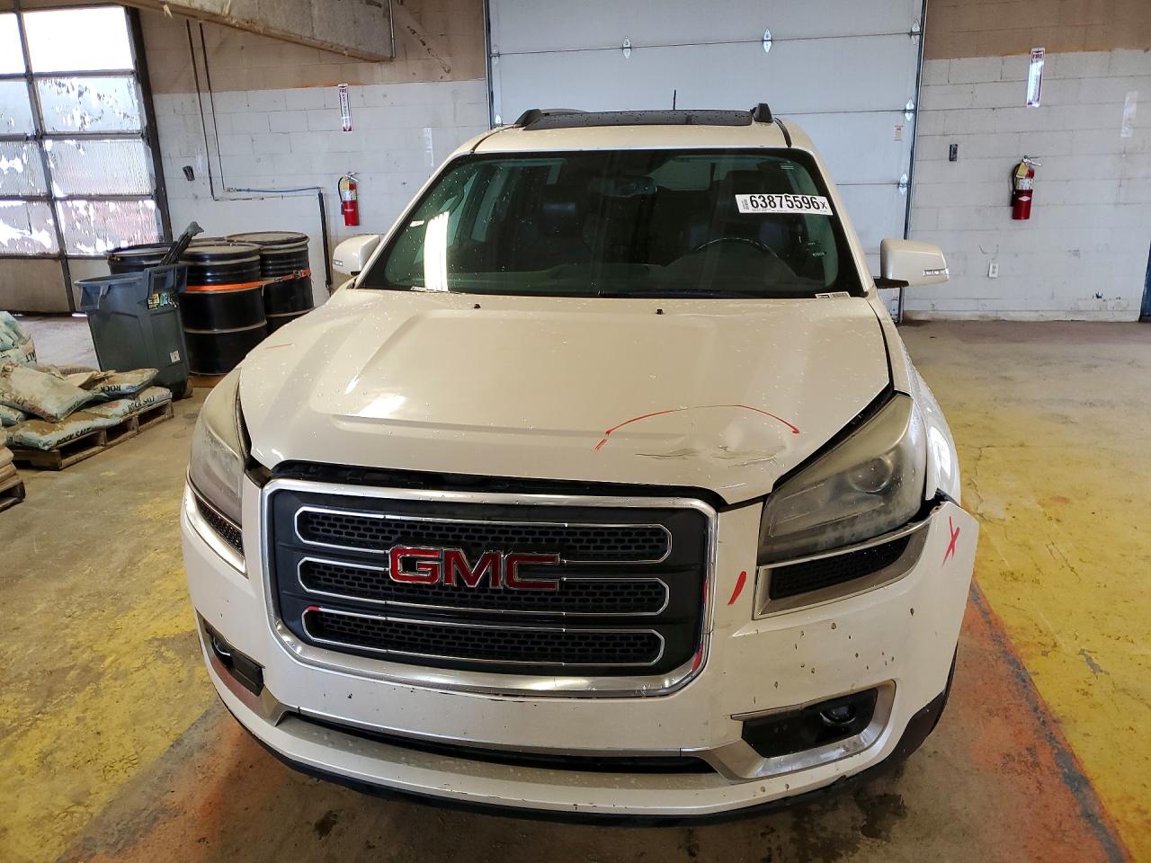 2013 Gmc Acadia Slt-1 White vin: 1GKKVRKD1DJ263326