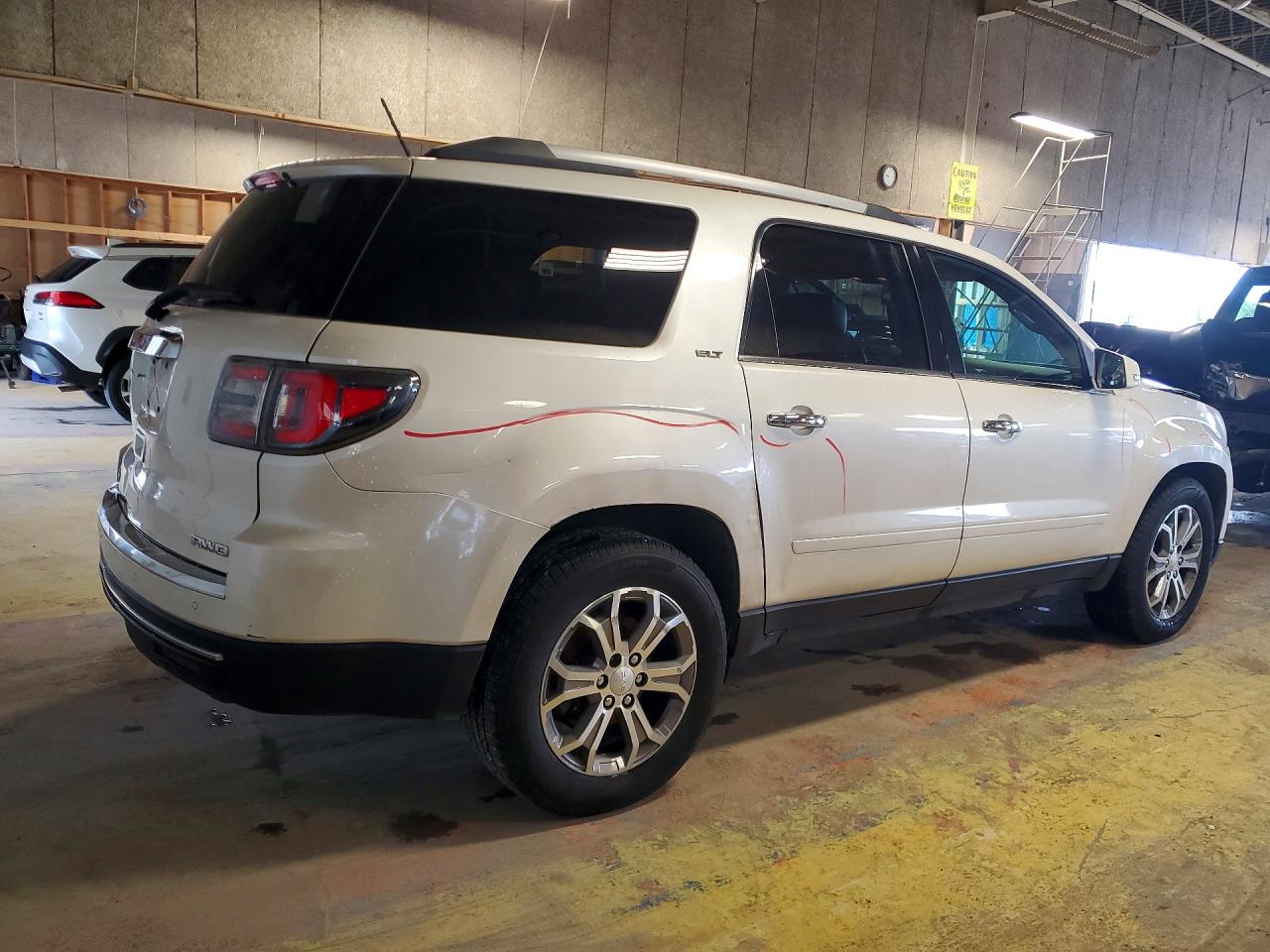 2013 Gmc Acadia Slt-1 White vin: 1GKKVRKD1DJ263326