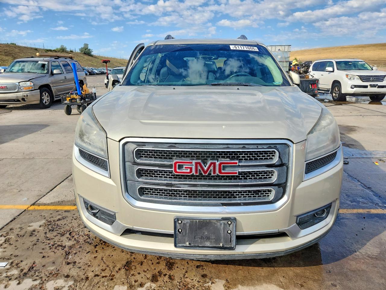 2014 Gmc Acadia Slt-1 Beige vin: 1GKKVRKD1EJ127151