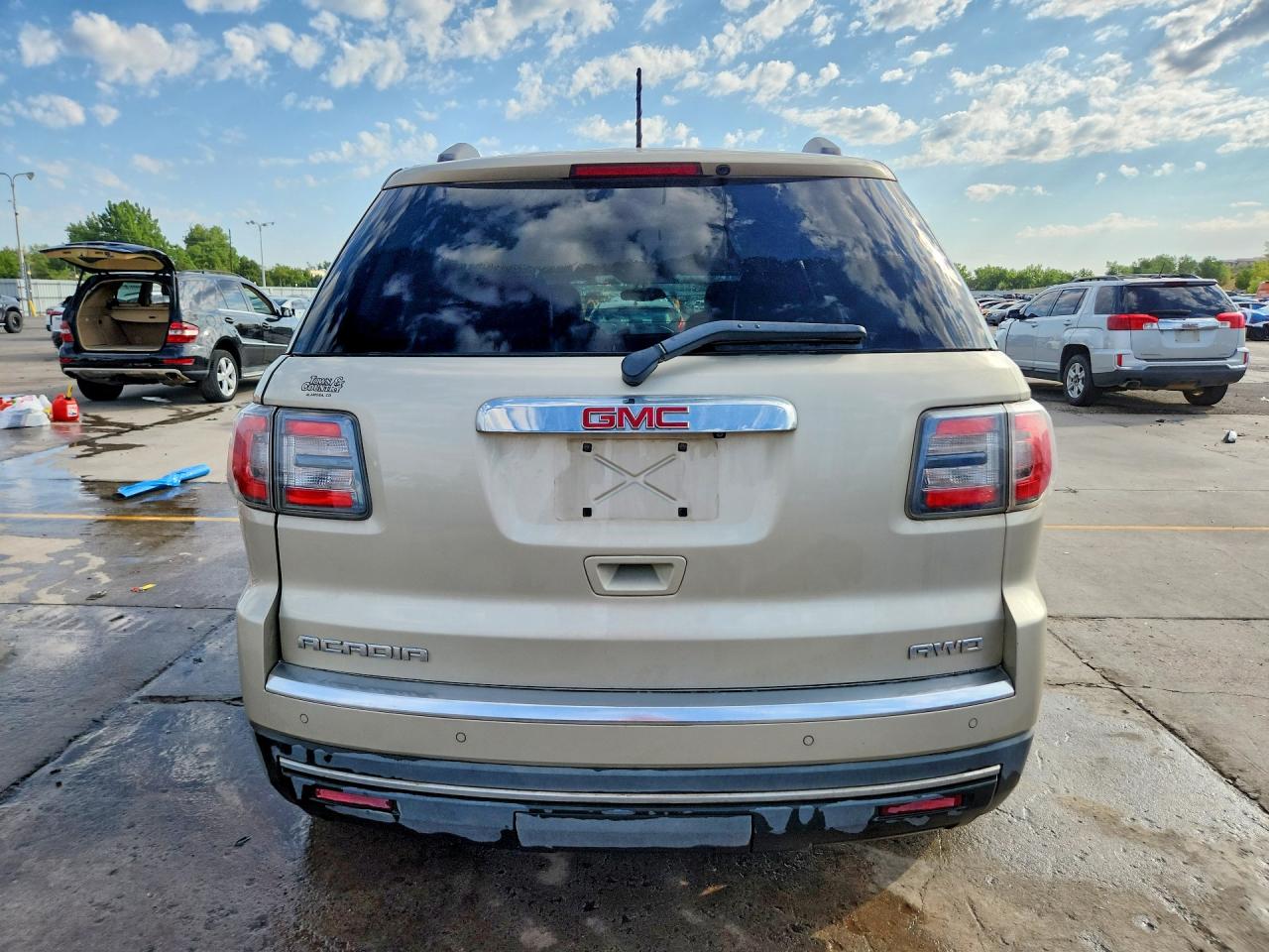 2014 Gmc Acadia Slt-1 Beige vin: 1GKKVRKD1EJ127151
