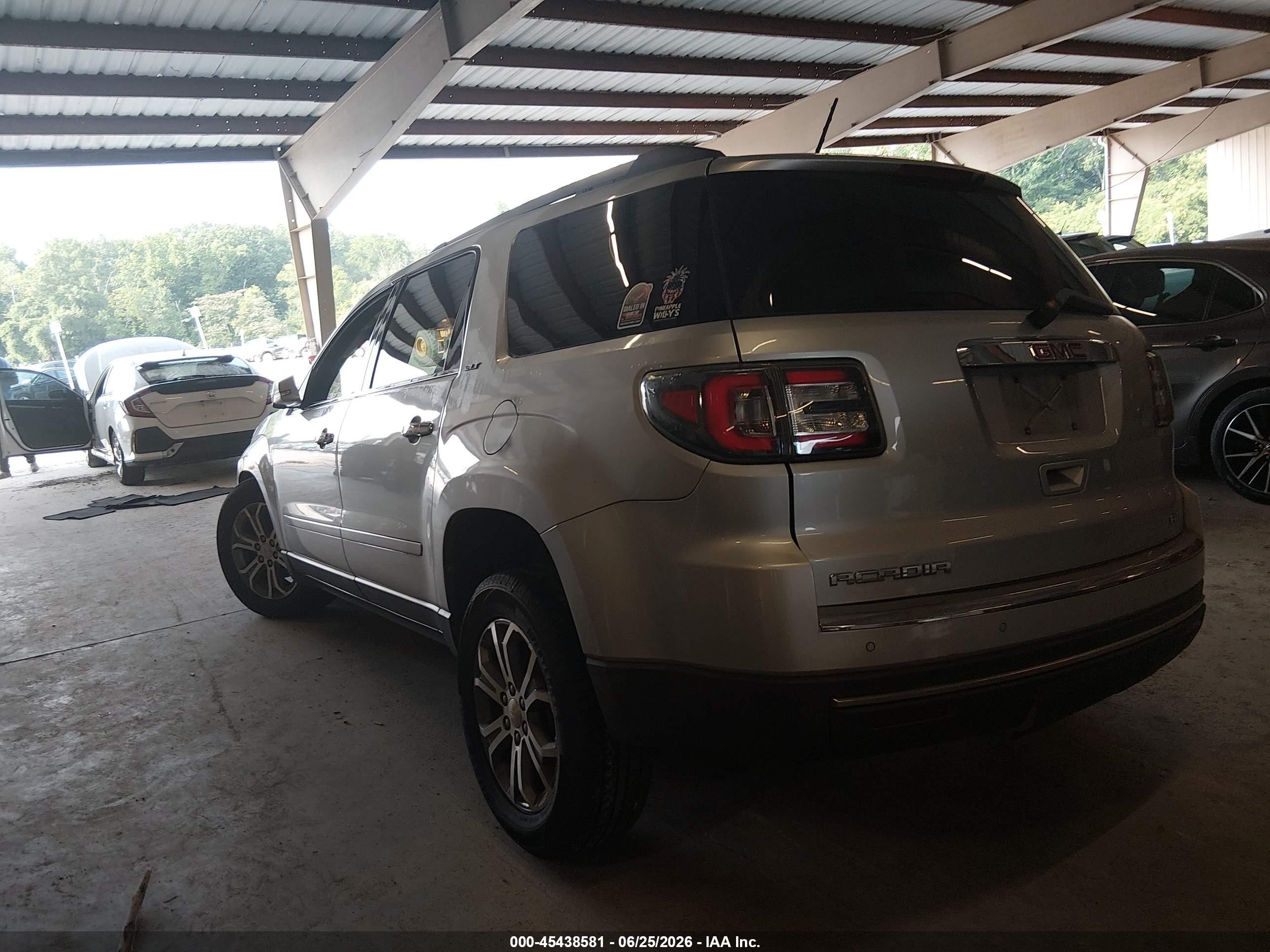 2014 Gmc Acadia Slt-1 Серебряный vin: 1GKKVRKD1EJ271170