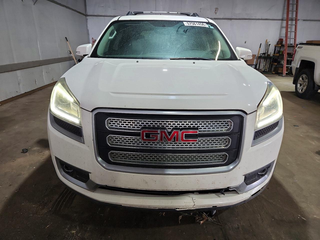 2014 Gmc Acadia Slt-1 White vin: 1GKKVRKD1EJ373696