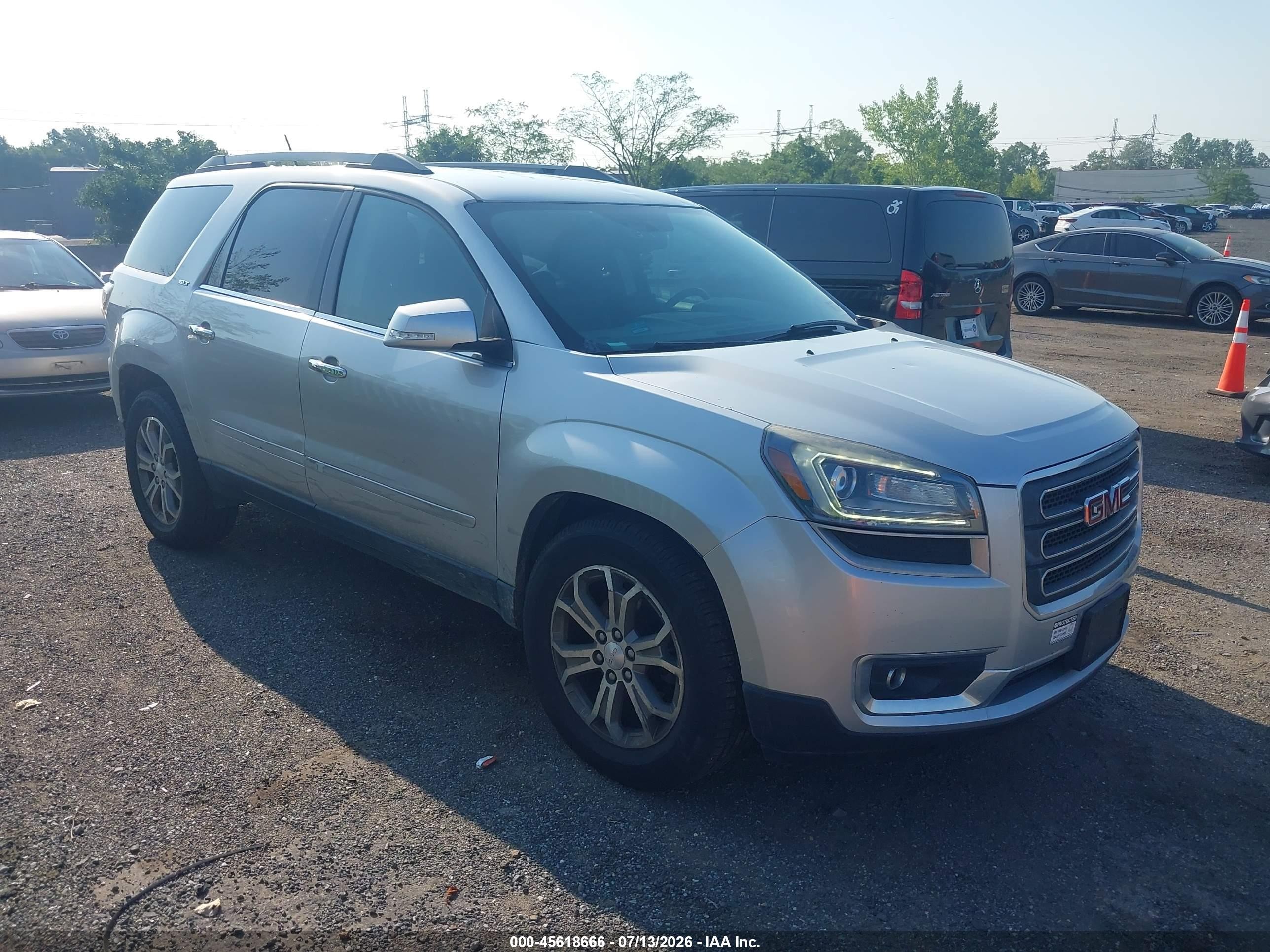 2015 Gmc Acadia Slt Серебряный vin: 1GKKVRKD1FJ123506