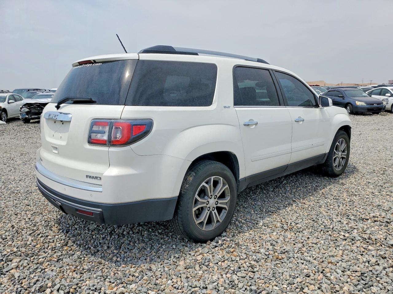 2015 Gmc Acadia Slt-1 White vin: 1GKKVRKD1FJ136871