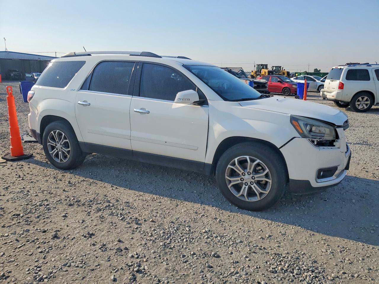 2015 Gmc Acadia Slt-1 White vin: 1GKKVRKD1FJ136871
