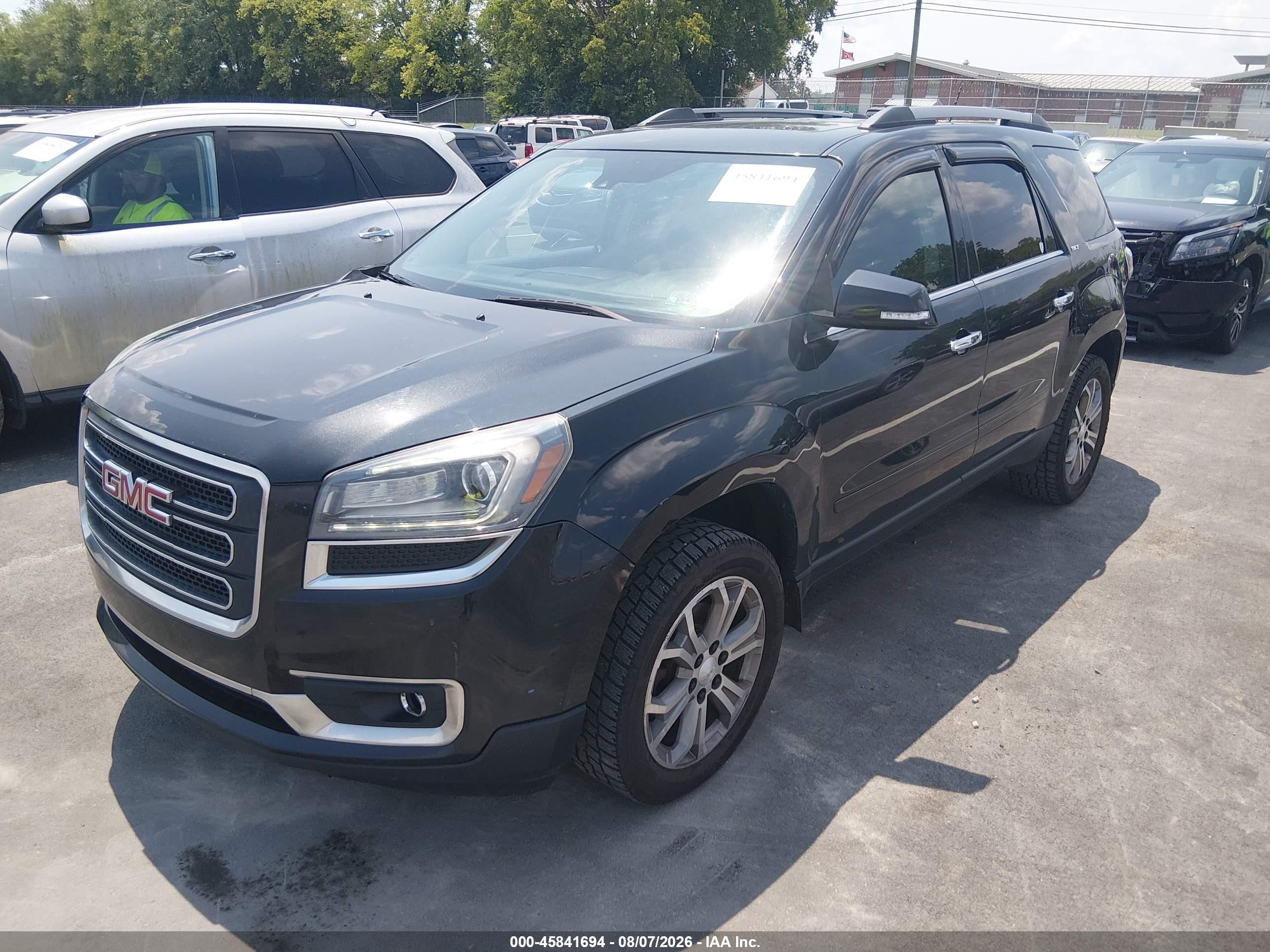 2015 Gmc Acadia Slt Черный vin: 1GKKVRKD1FJ213707