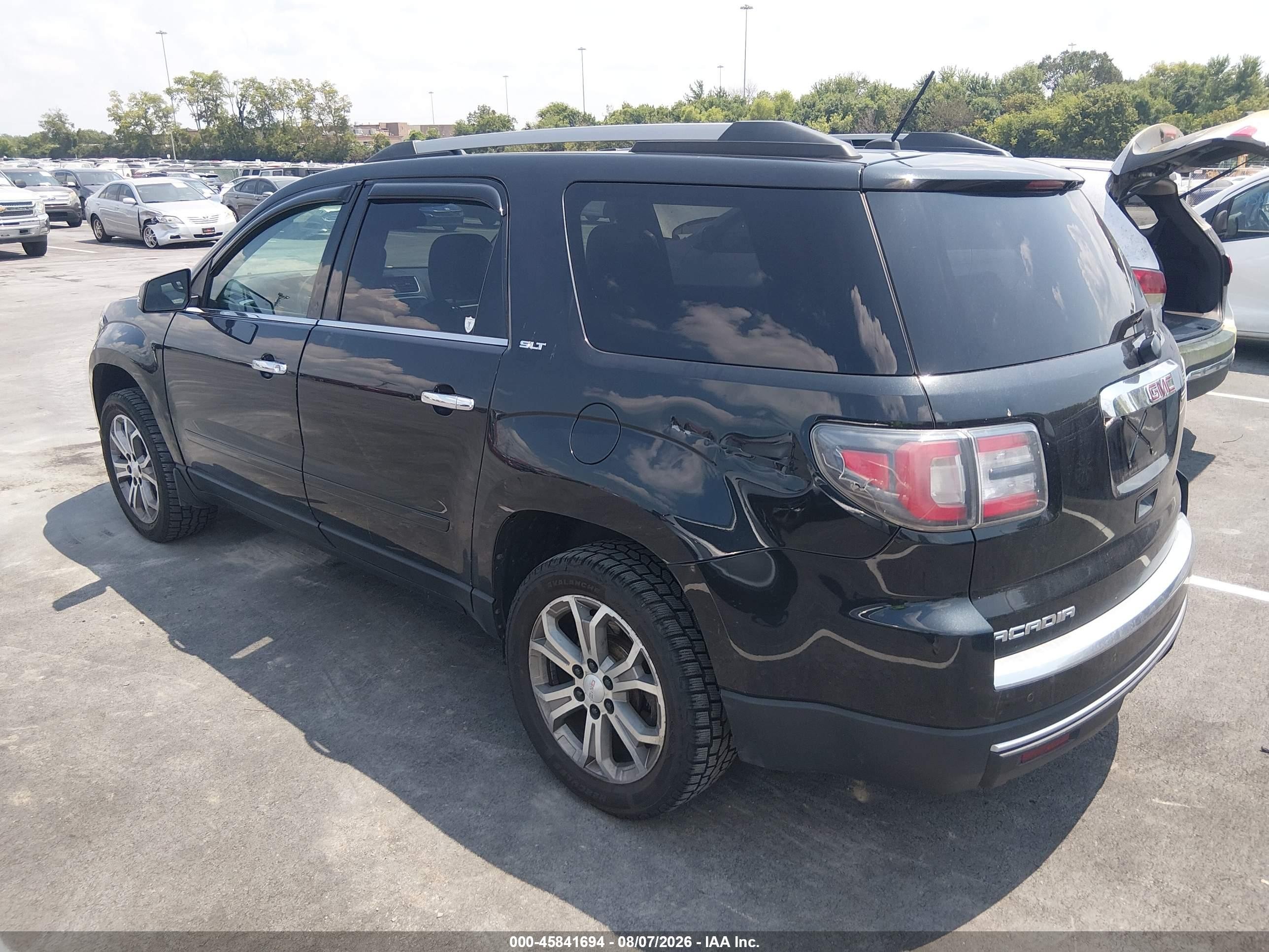2015 Gmc Acadia Slt Черный vin: 1GKKVRKD1FJ213707