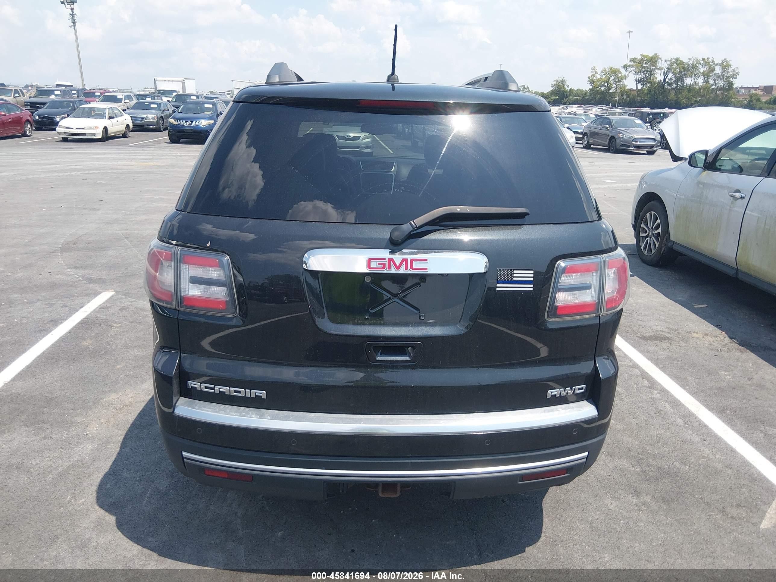 2015 Gmc Acadia Slt Черный vin: 1GKKVRKD1FJ213707