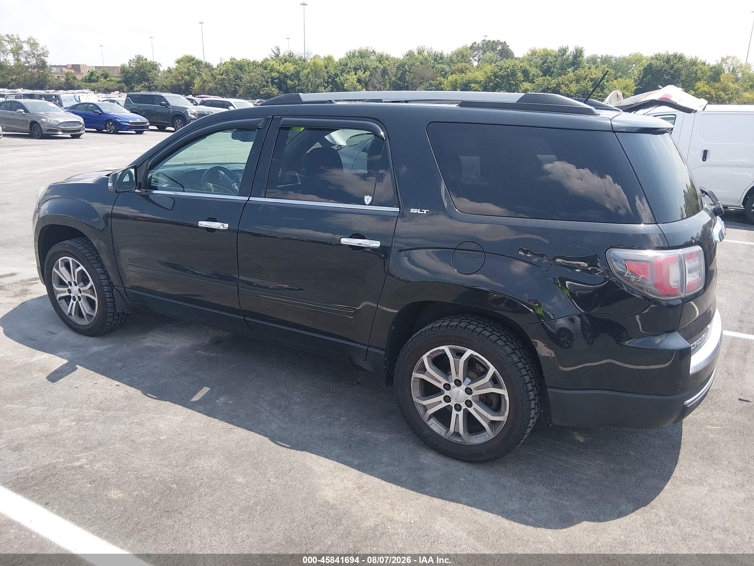 2015 Gmc Acadia Slt Черный vin: 1GKKVRKD1FJ213707