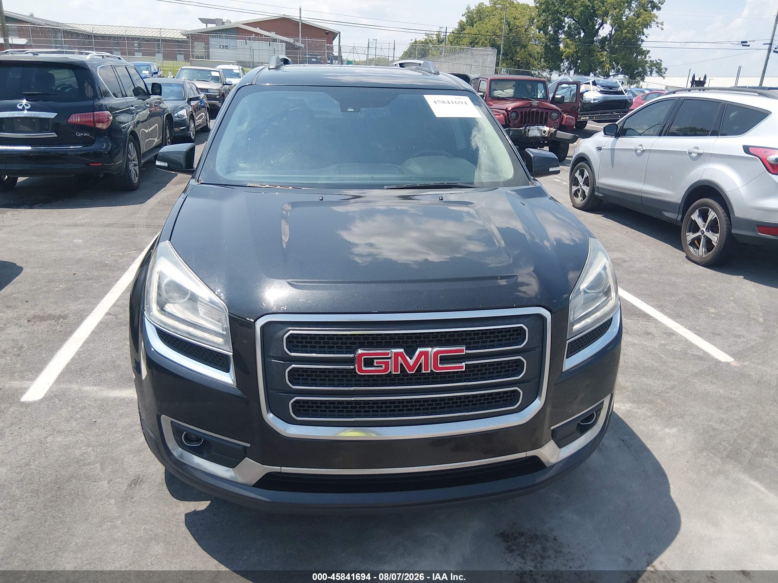 2015 Gmc Acadia Slt Черный vin: 1GKKVRKD1FJ213707