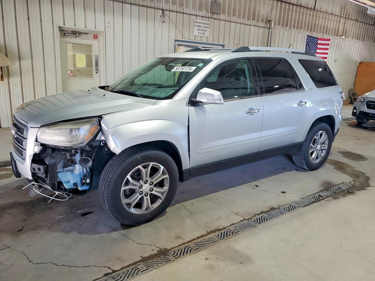 2015 Gmc Acadia Slt-1 Silver vin: 1GKKVRKD1FJ229955