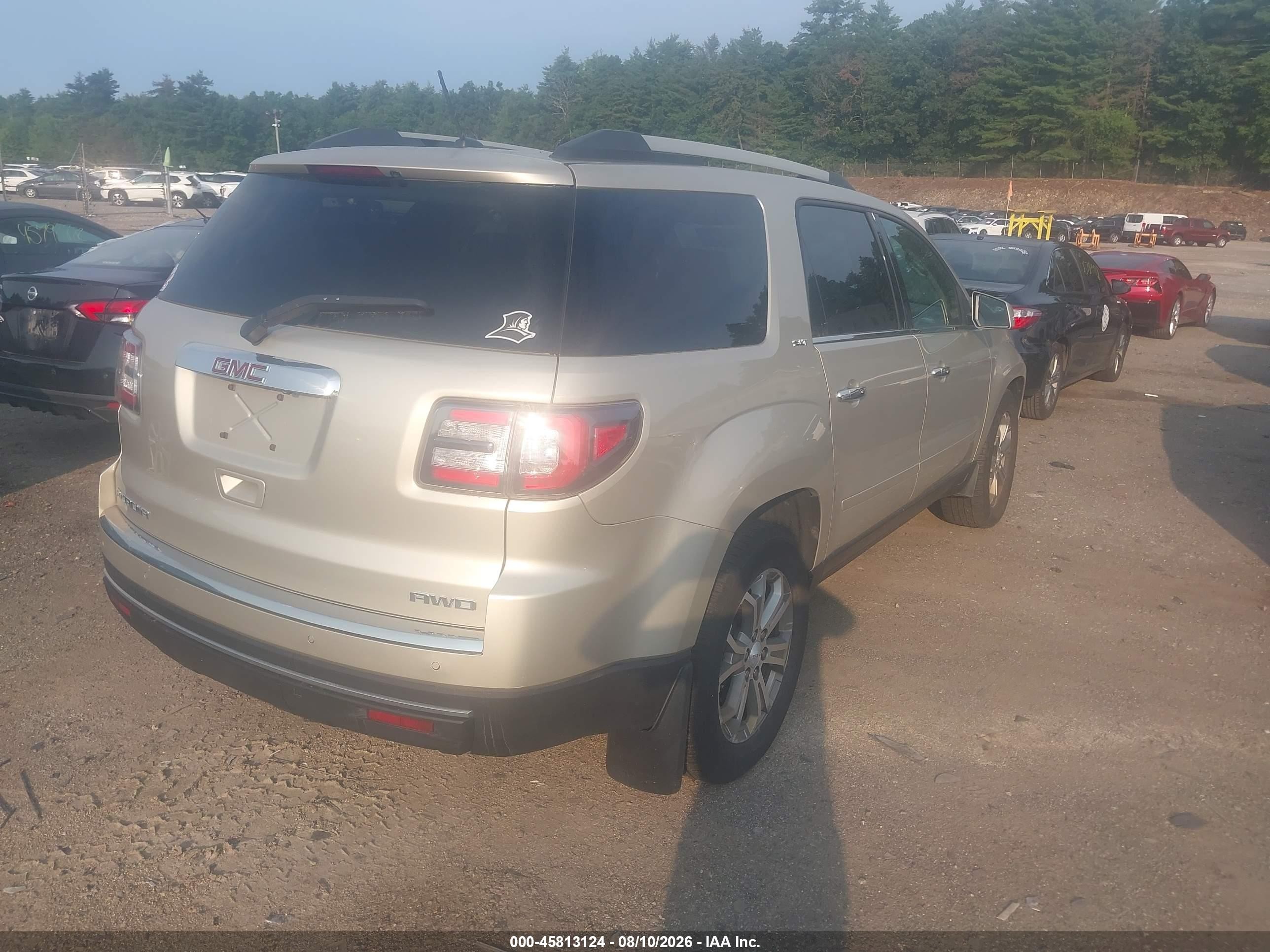 2015 Gmc Acadia Slt Tan vin: 1GKKVRKD1FJ232032