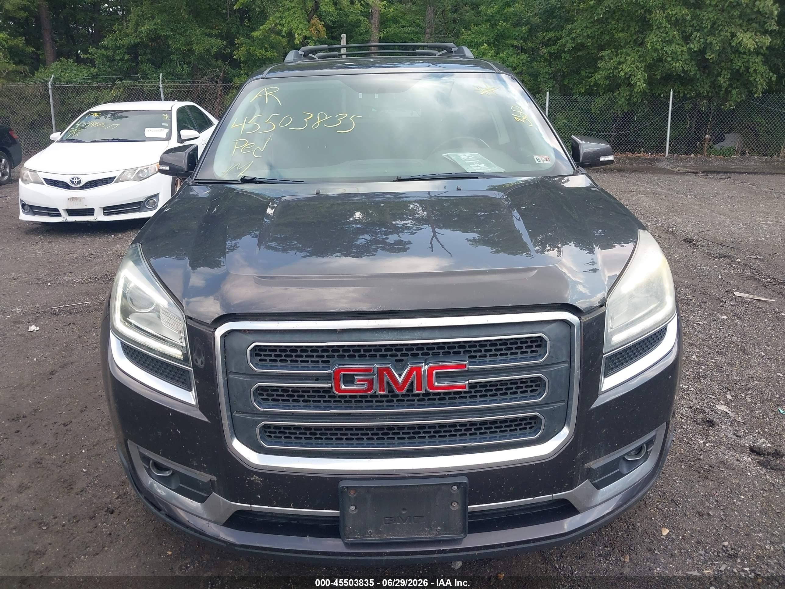 2015 Gmc Acadia Slt Серый vin: 1GKKVRKD1FJ290108