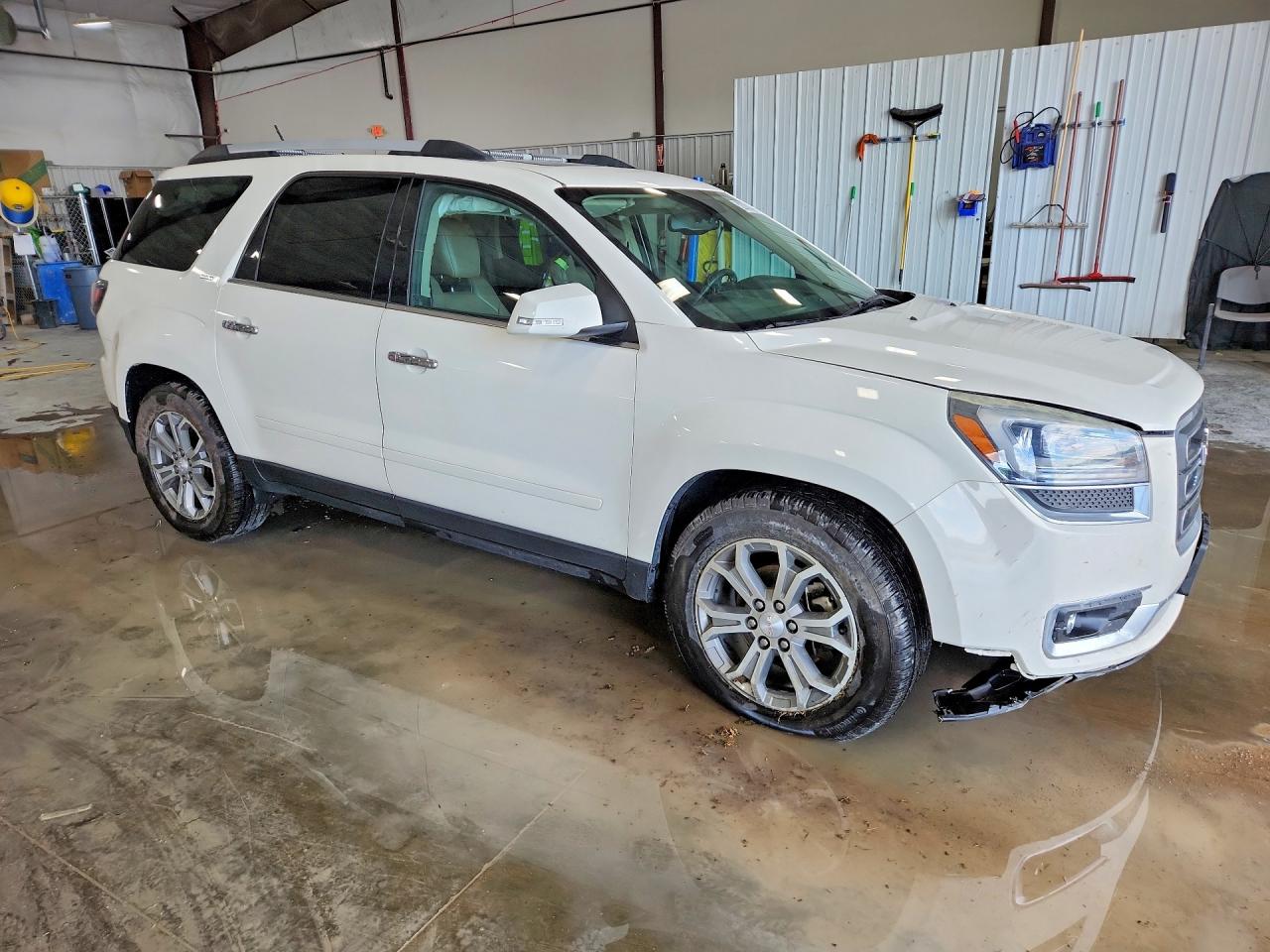 2015 Gmc Acadia Slt-1 White vin: 1GKKVRKD1FJ294529
