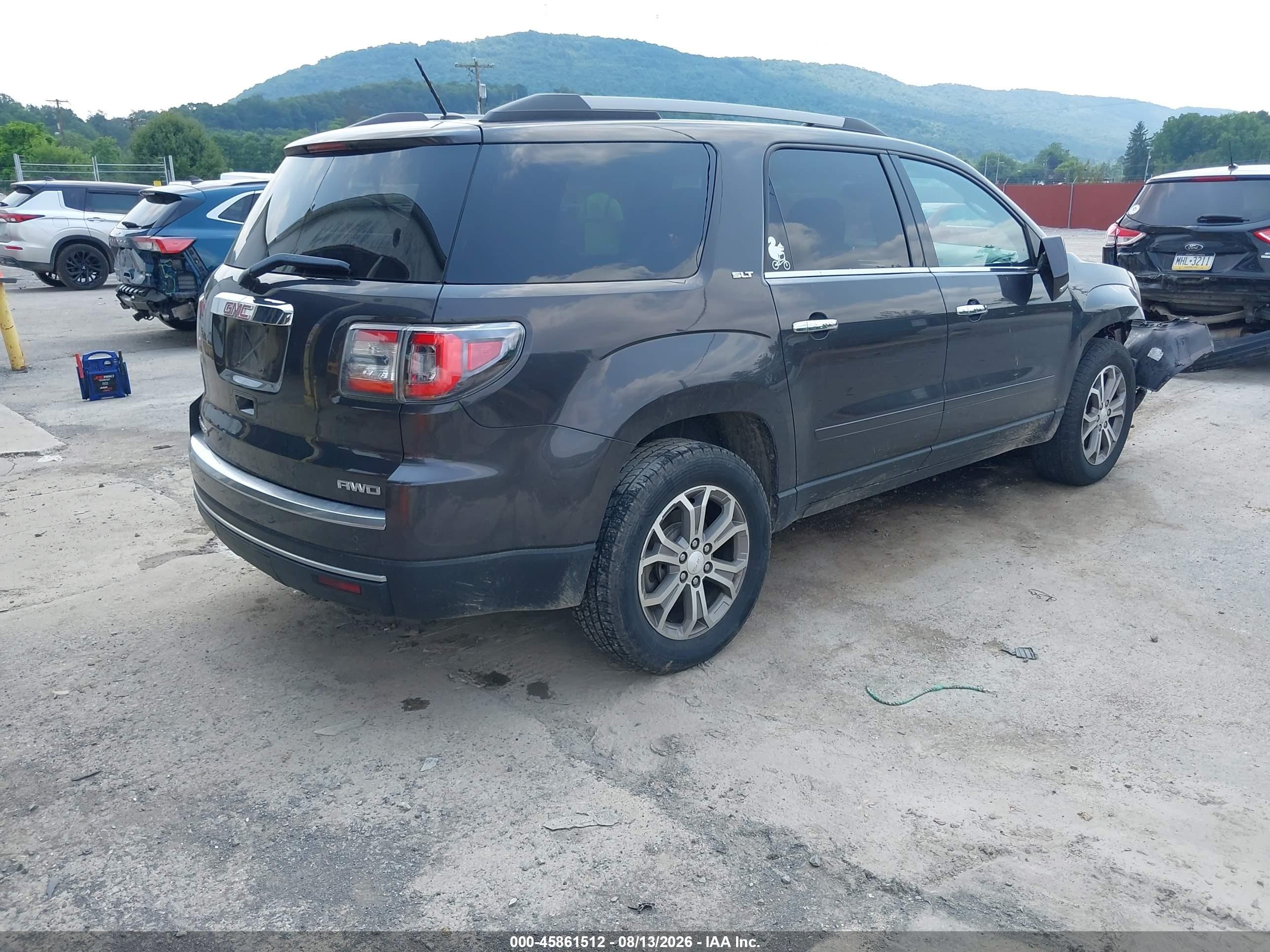 2013 Gmc Acadia Slt-1 Серый vin: 1GKKVRKD2DJ185770