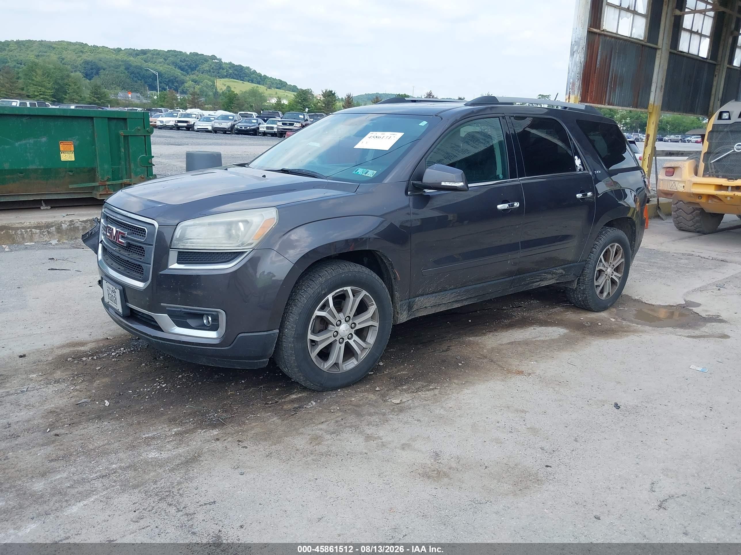 2013 Gmc Acadia Slt-1 Серый vin: 1GKKVRKD2DJ185770