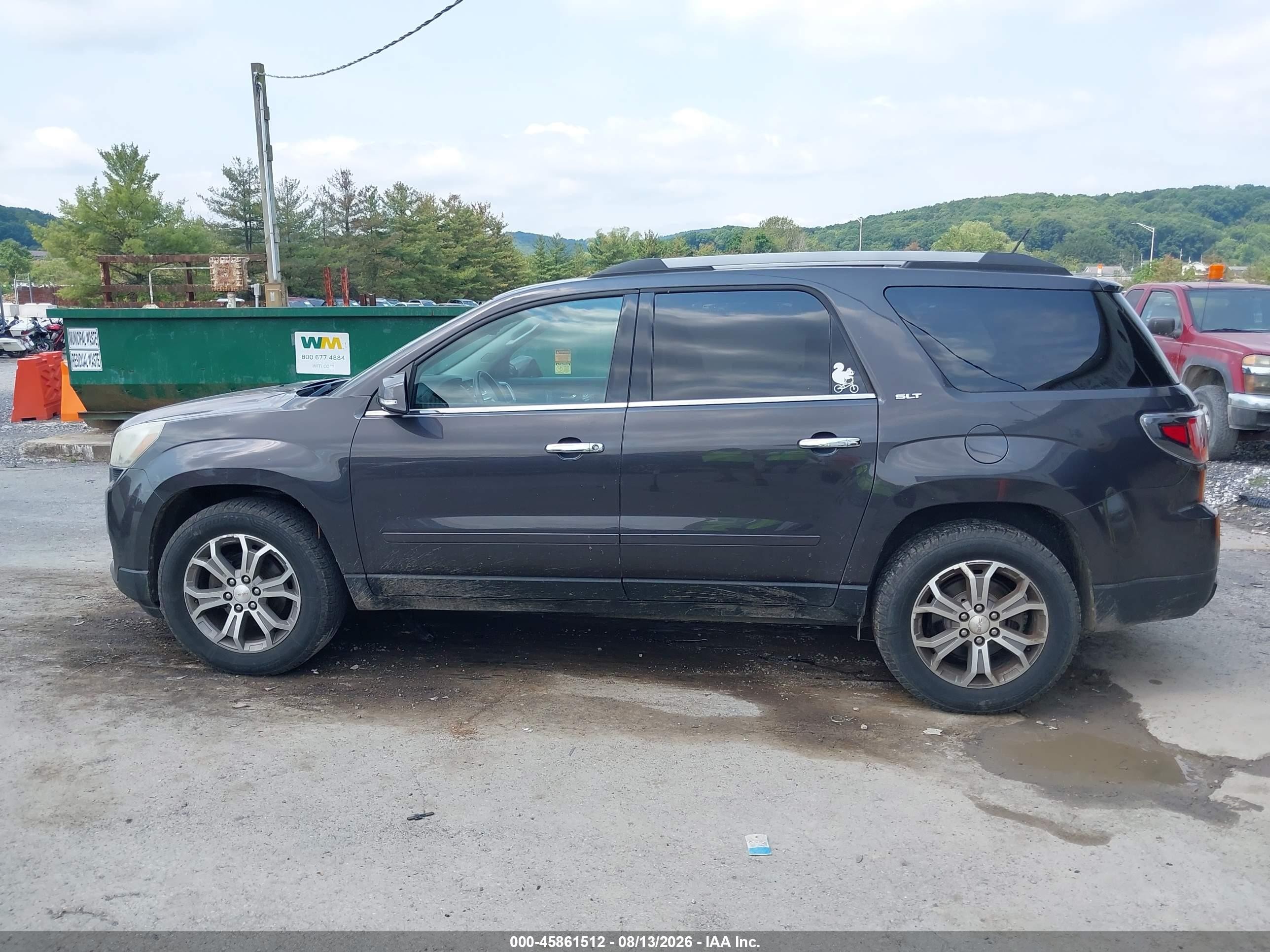 2013 Gmc Acadia Slt-1 Серый vin: 1GKKVRKD2DJ185770