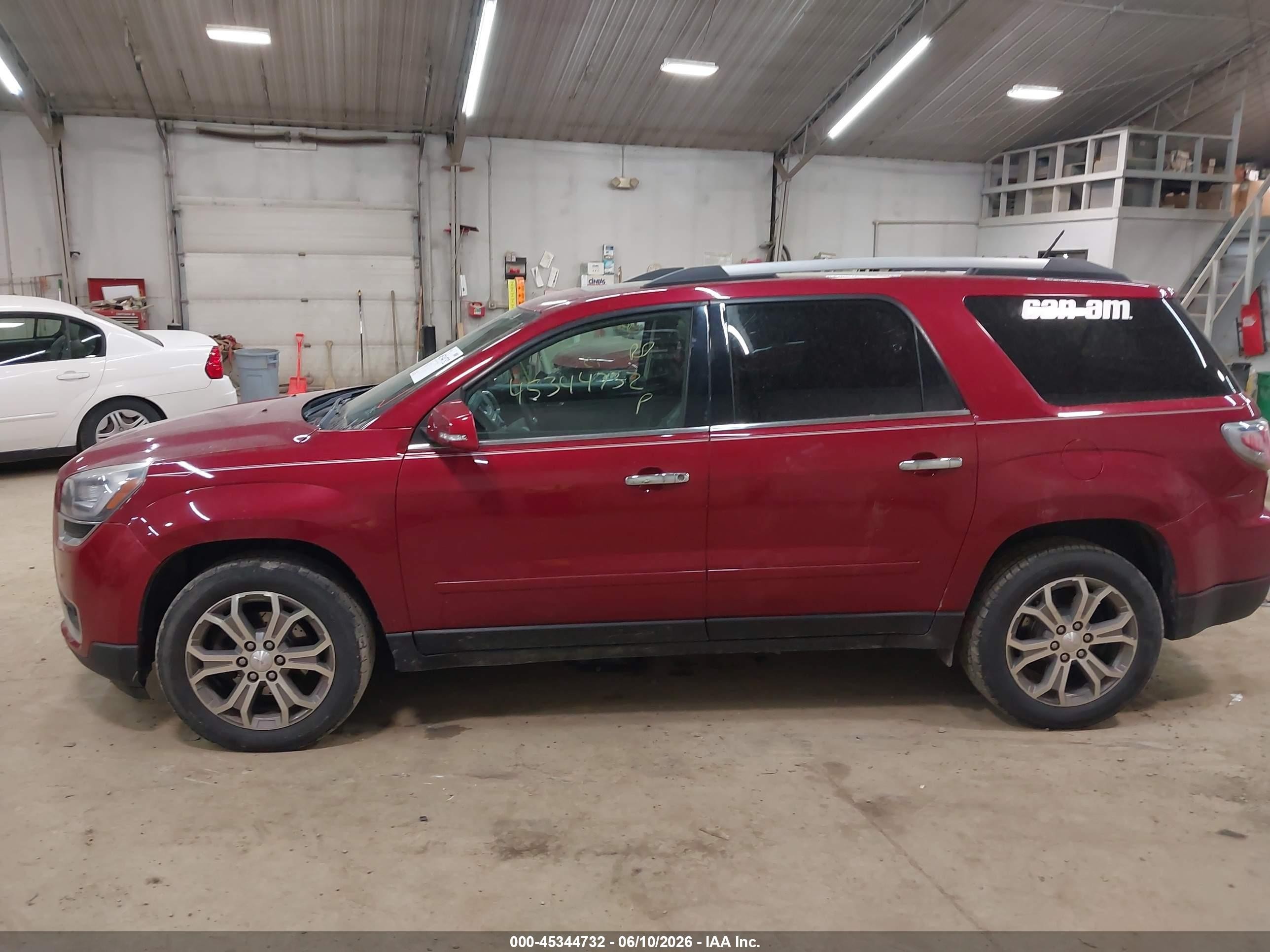 2013 Gmc Acadia Slt-1 Red vin: 1GKKVRKD2DJ202440