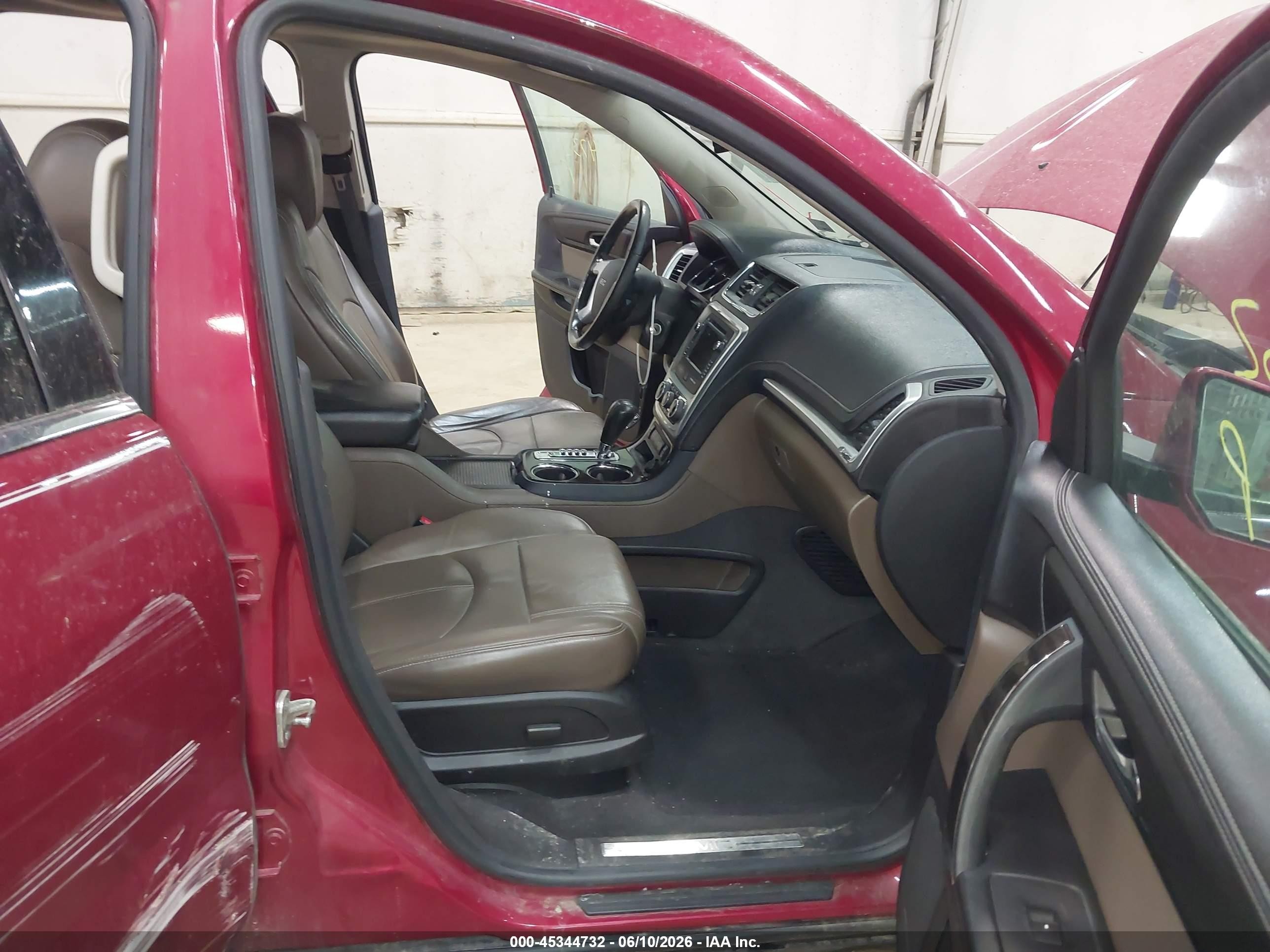 2013 Gmc Acadia Slt-1 Red vin: 1GKKVRKD2DJ202440