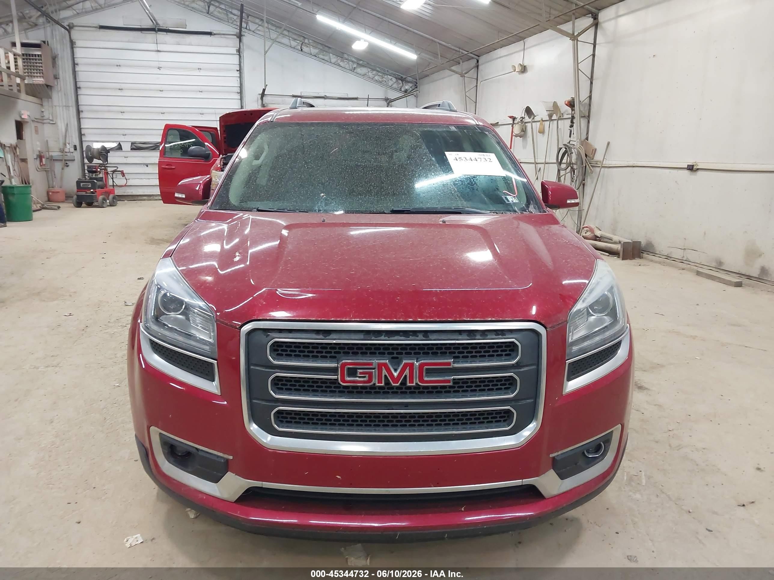 2013 Gmc Acadia Slt-1 Red vin: 1GKKVRKD2DJ202440