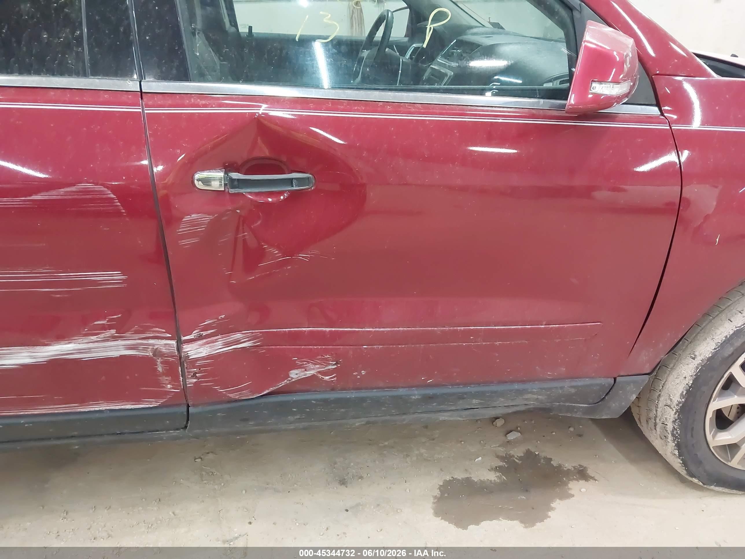 2013 Gmc Acadia Slt-1 Red vin: 1GKKVRKD2DJ202440
