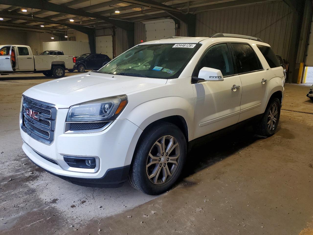2014 Gmc Acadia Slt-1 White vin: 1GKKVRKD2EJ120340