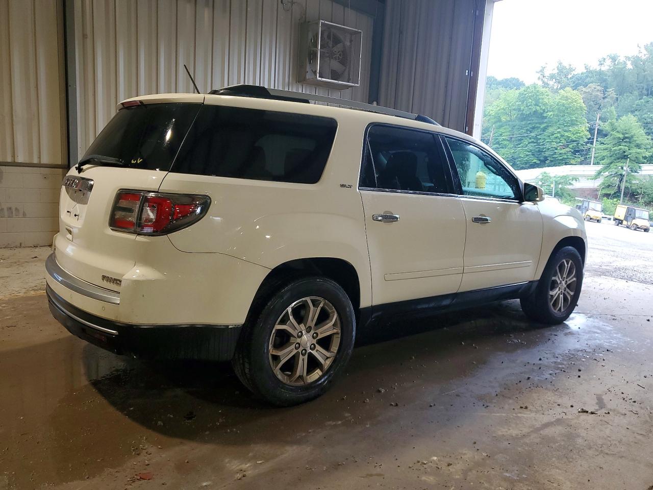 2014 Gmc Acadia Slt-1 White vin: 1GKKVRKD2EJ120340