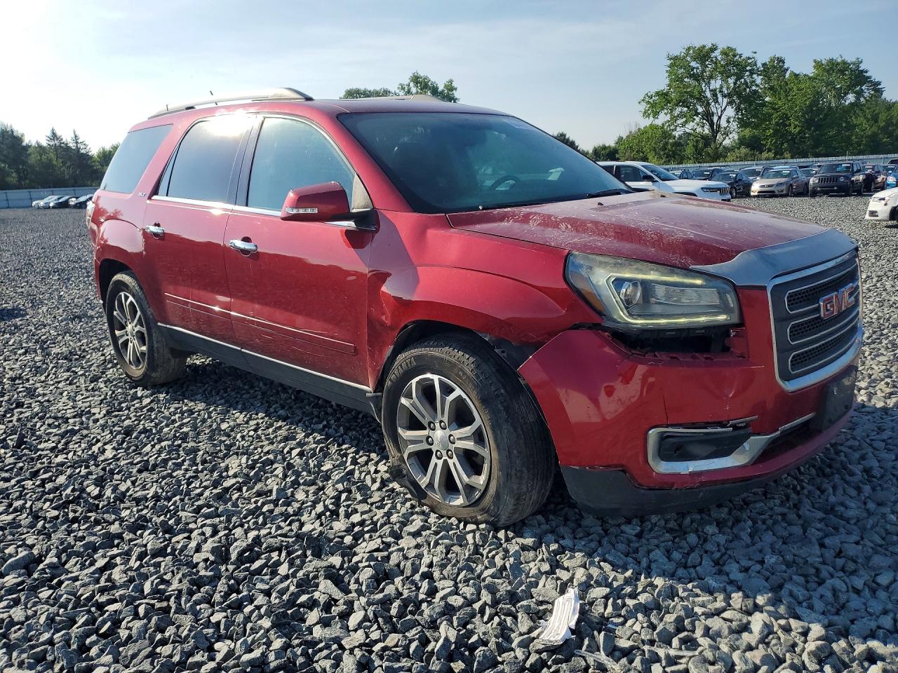 2014 Gmc Acadia Slt-1 Red vin: 1GKKVRKD2EJ154083