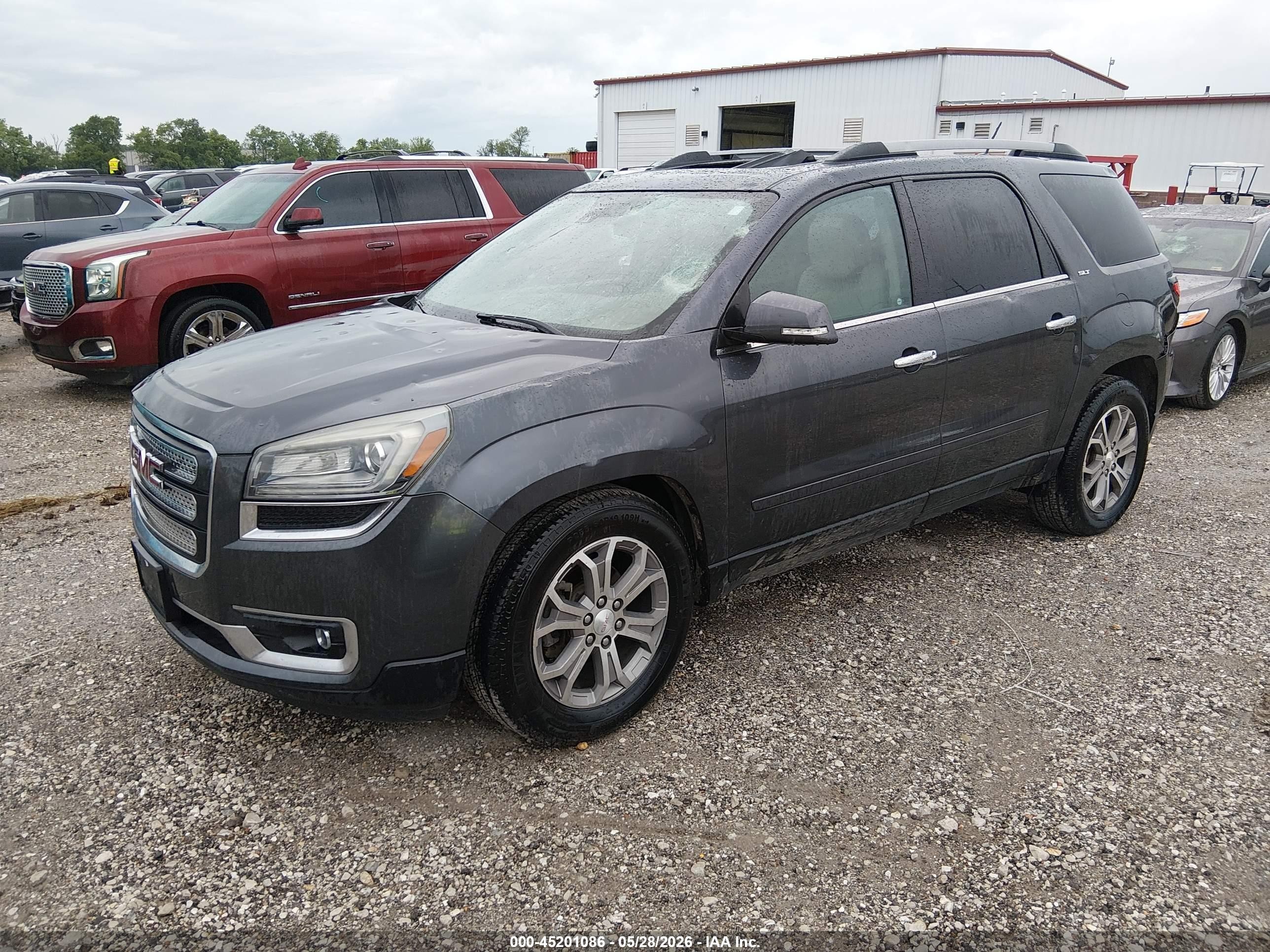 2014 Gmc Acadia Slt-1 Серый vin: 1GKKVRKD2EJ225816
