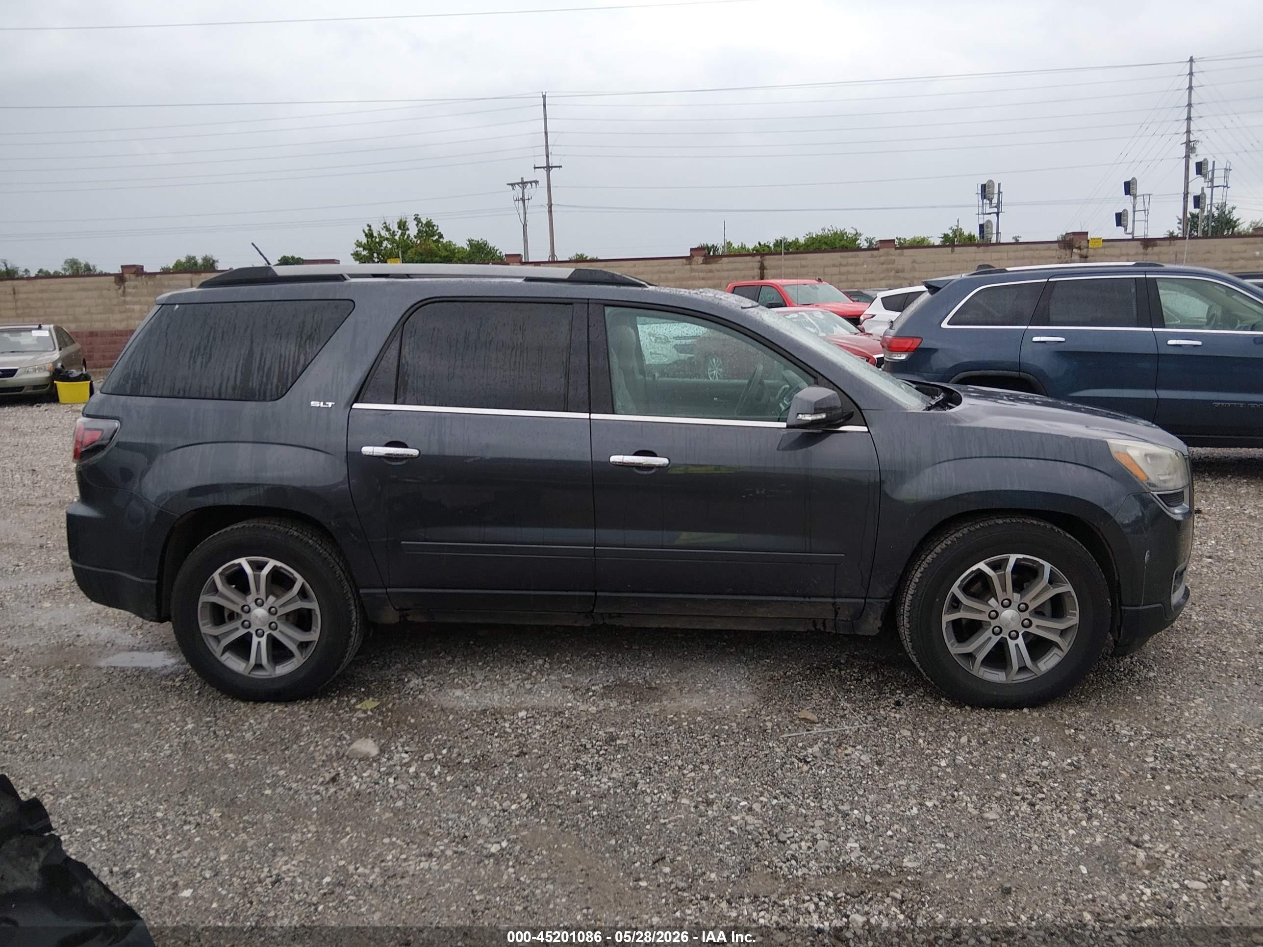 2014 Gmc Acadia Slt-1 Серый vin: 1GKKVRKD2EJ225816
