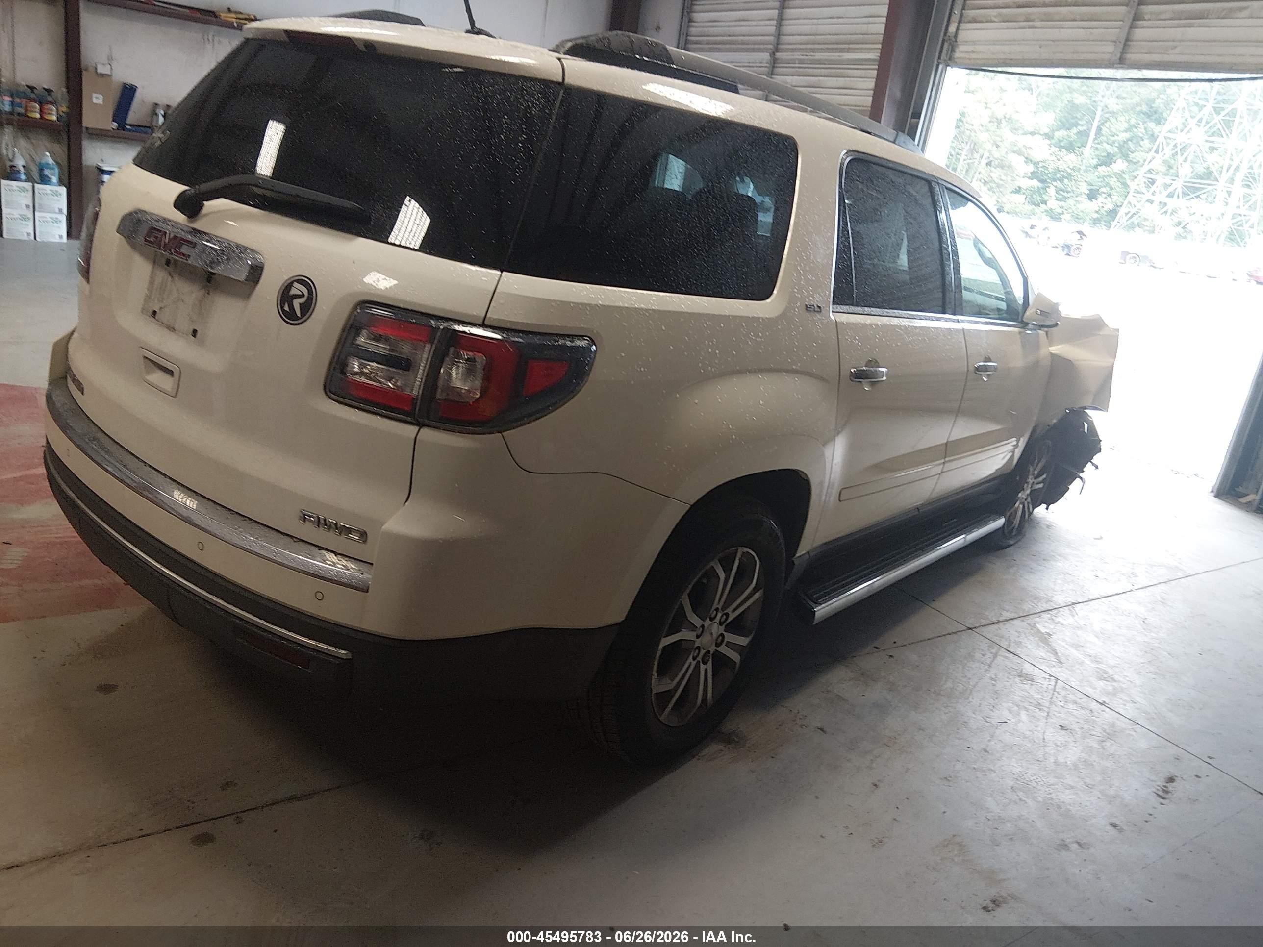 2015 Gmc Acadia Slt Белый vin: 1GKKVRKD2FJ236350