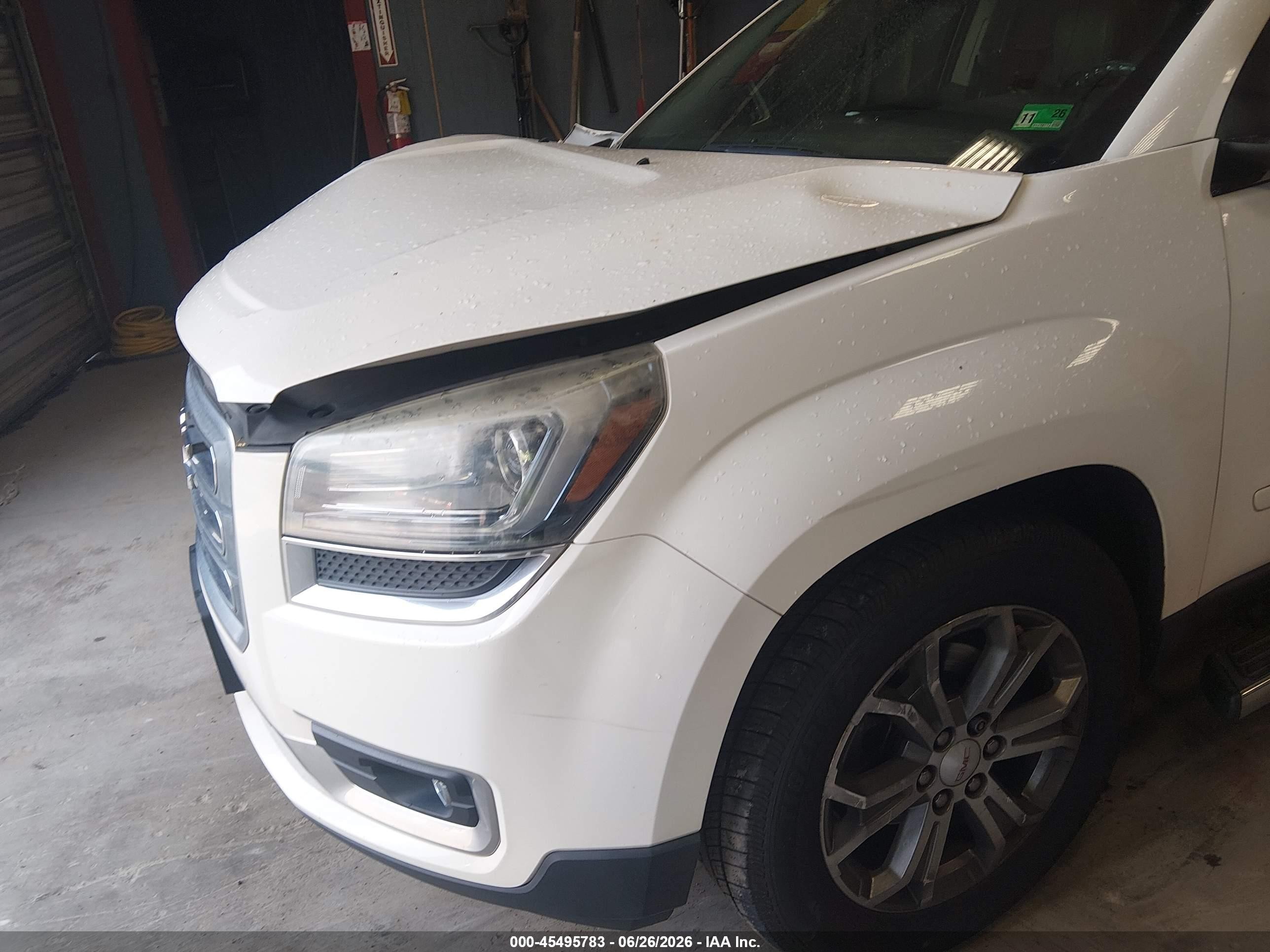 2015 Gmc Acadia Slt Белый vin: 1GKKVRKD2FJ236350