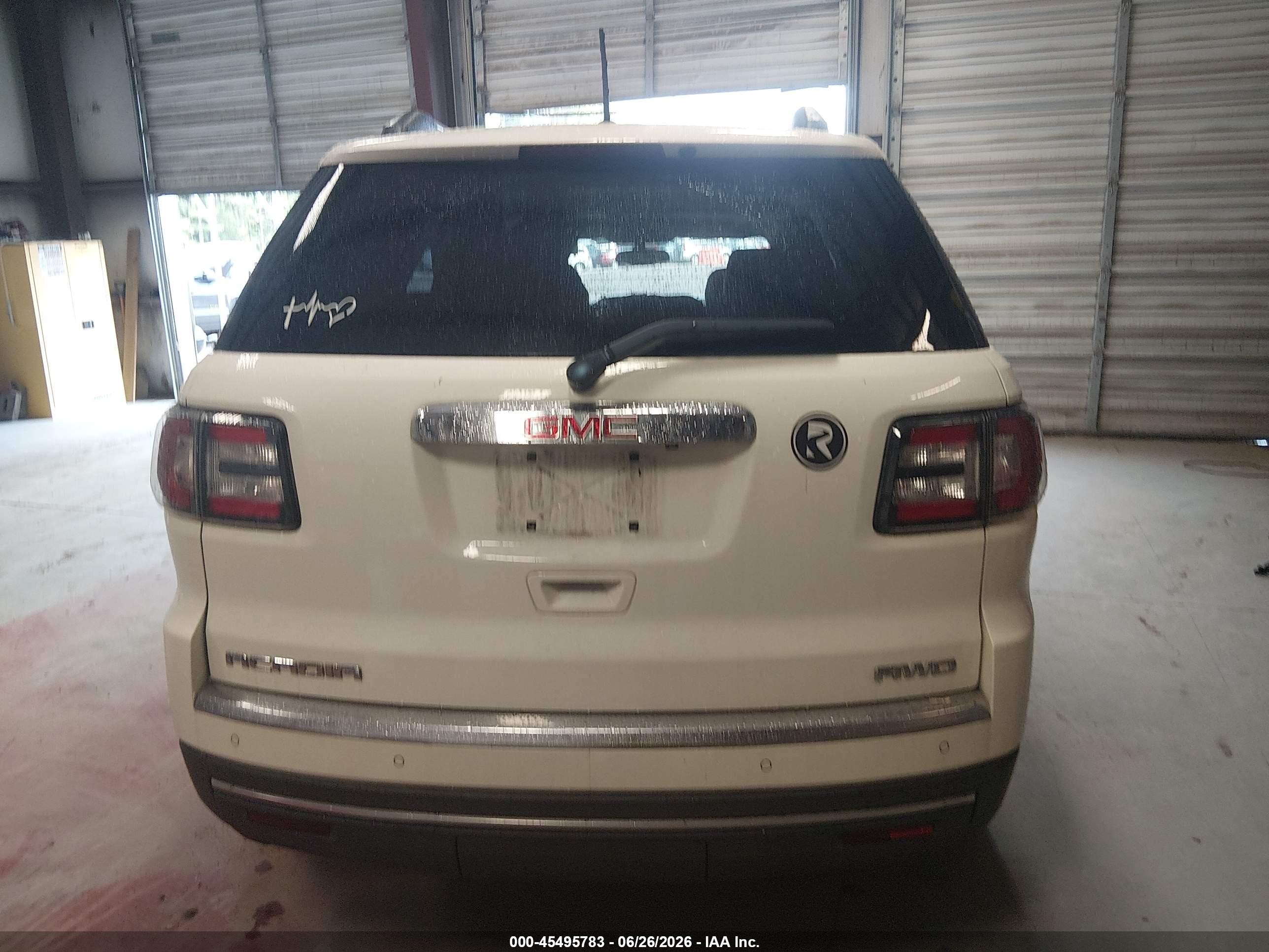 2015 Gmc Acadia Slt Белый vin: 1GKKVRKD2FJ236350