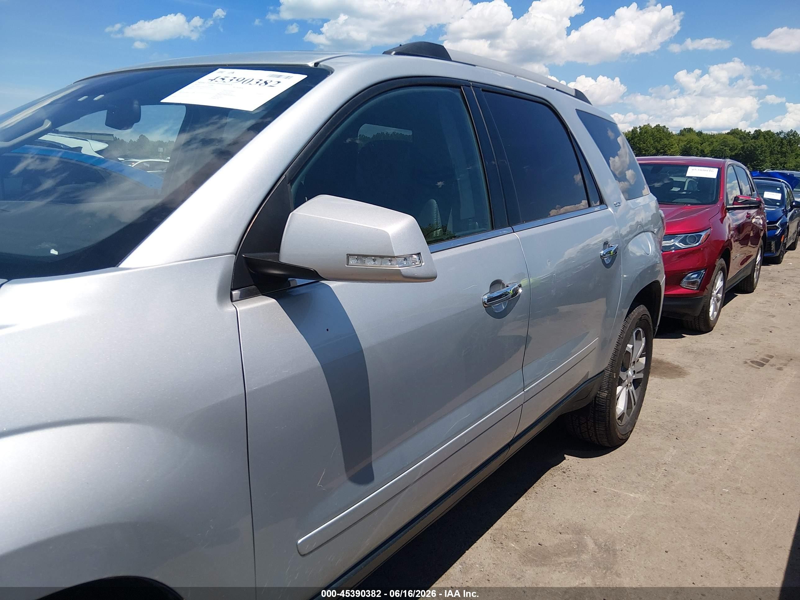 2015 Gmc Acadia Slt-1 Silver vin: 1GKKVRKD2FJ310527