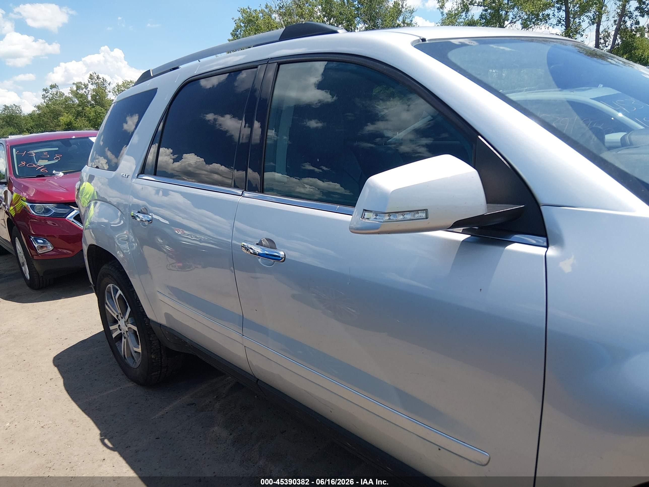 2015 Gmc Acadia Slt-1 Silver vin: 1GKKVRKD2FJ310527