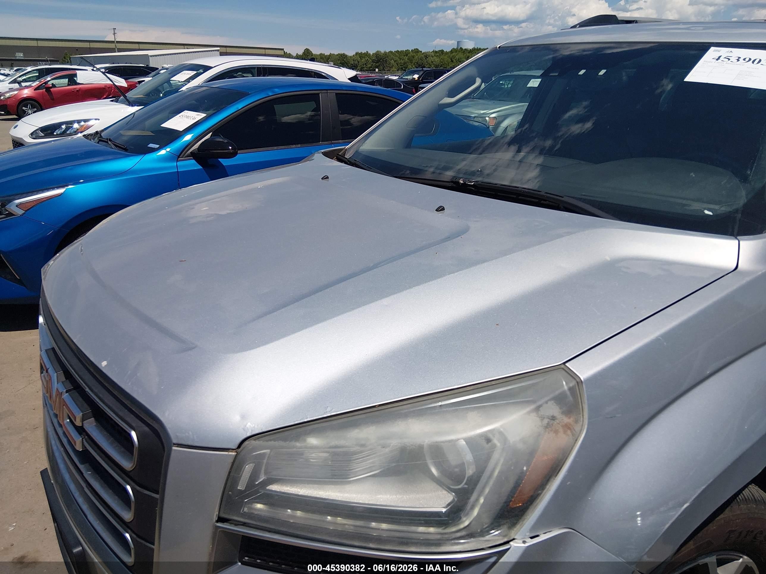 2015 Gmc Acadia Slt-1 Silver vin: 1GKKVRKD2FJ310527