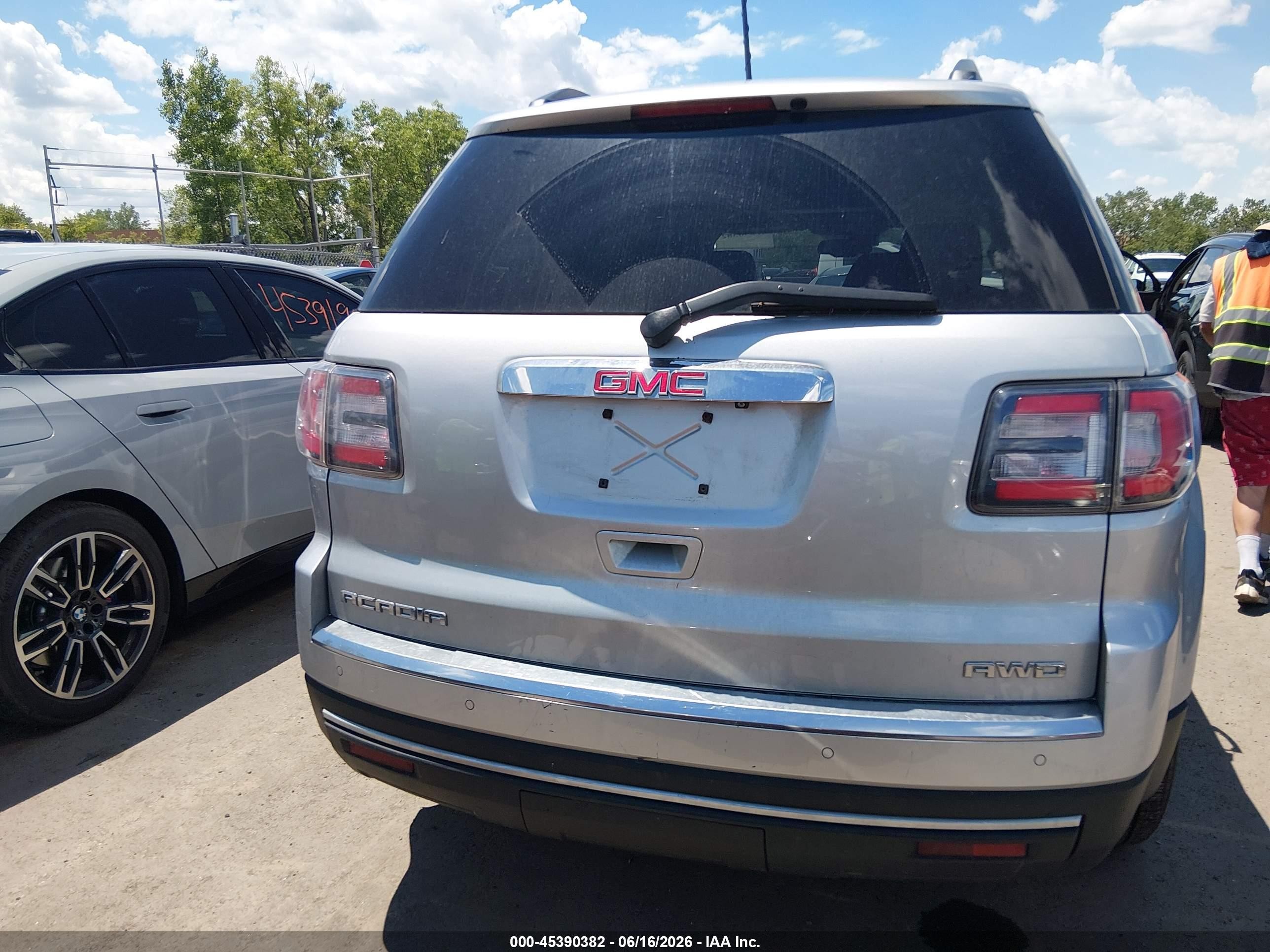 2015 Gmc Acadia Slt-1 Silver vin: 1GKKVRKD2FJ310527