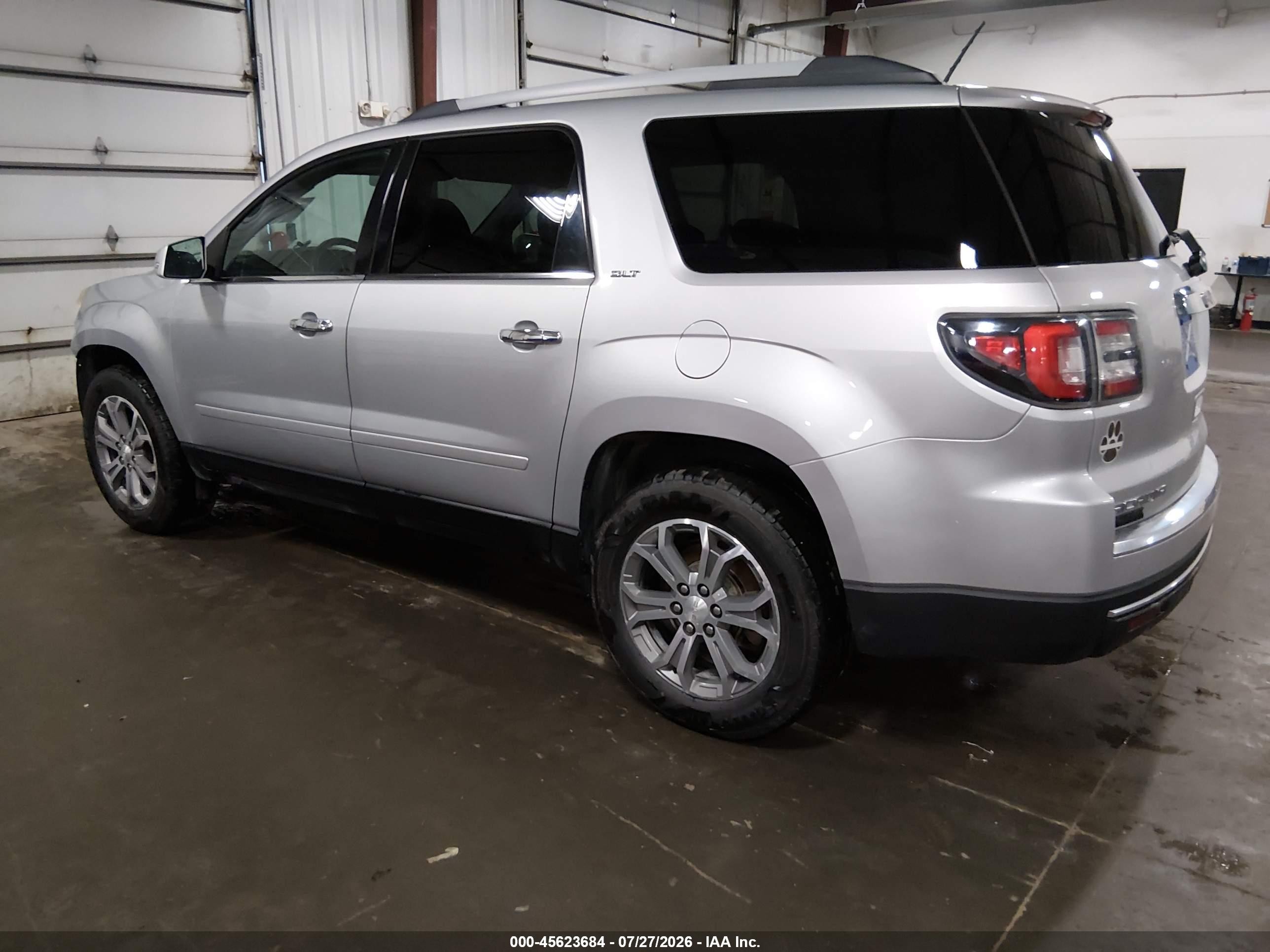 2015 Gmc Acadia Slt Silver vin: 1GKKVRKD2FJ320796