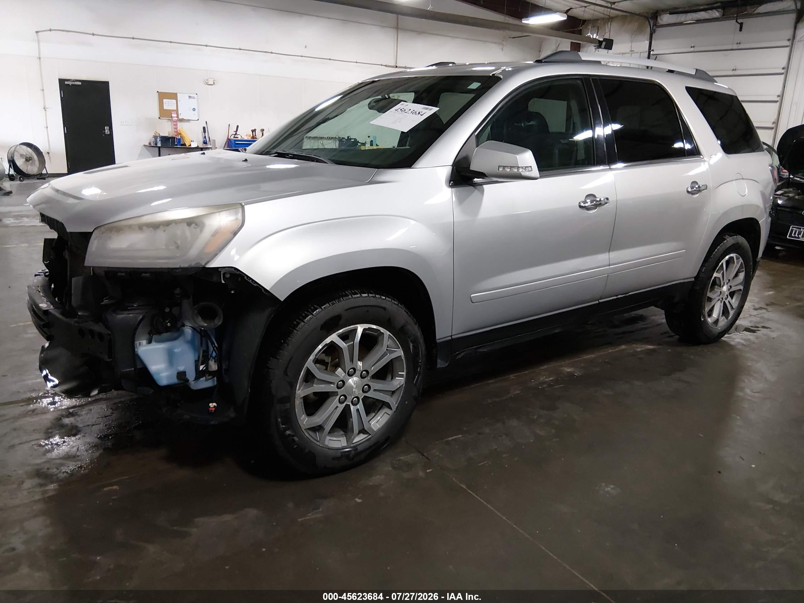 2015 Gmc Acadia Slt Silver vin: 1GKKVRKD2FJ320796