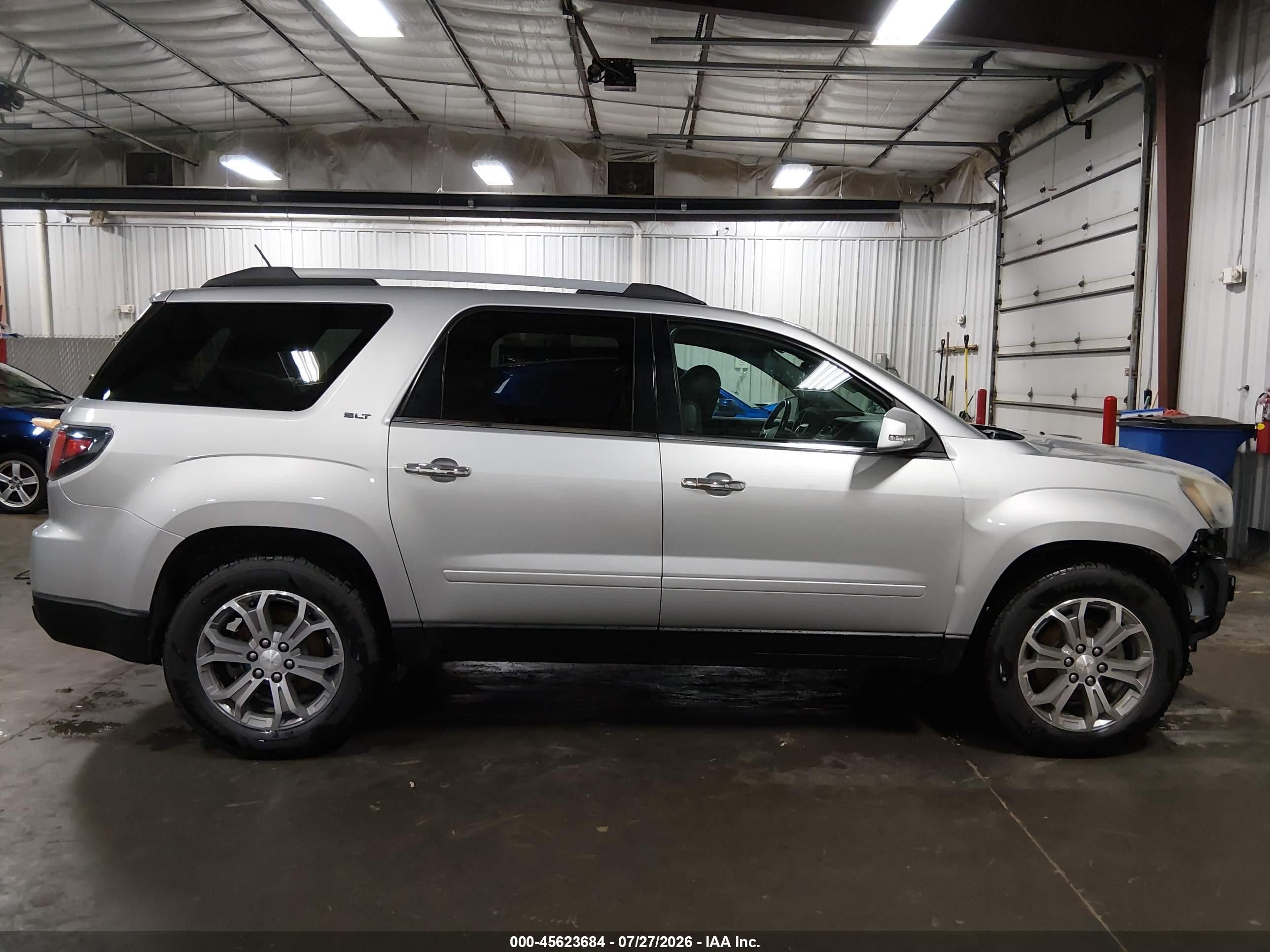 2015 Gmc Acadia Slt Silver vin: 1GKKVRKD2FJ320796
