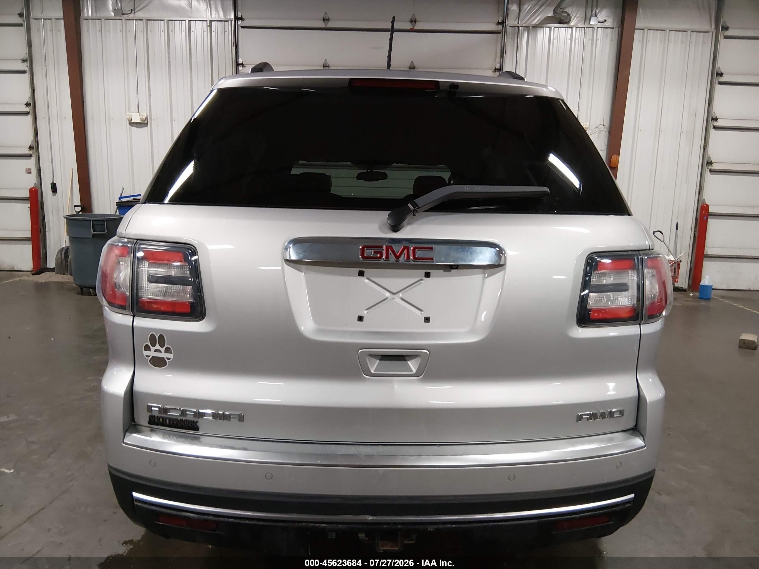 2015 Gmc Acadia Slt Silver vin: 1GKKVRKD2FJ320796