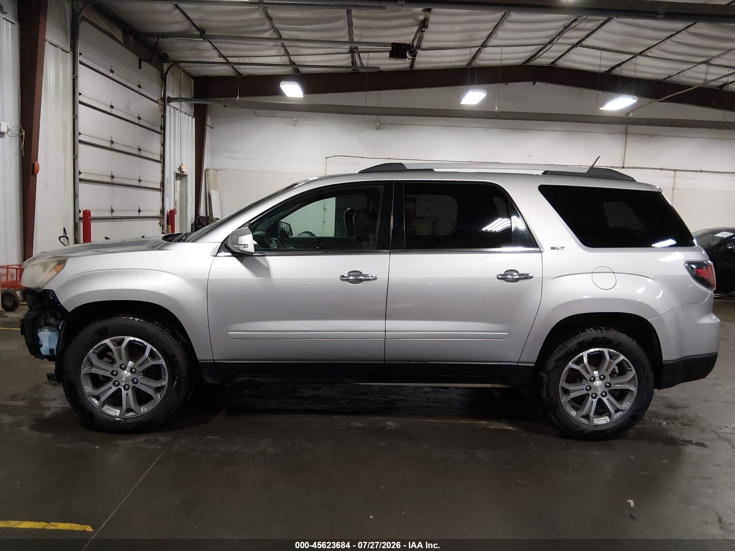 2015 Gmc Acadia Slt Silver vin: 1GKKVRKD2FJ320796
