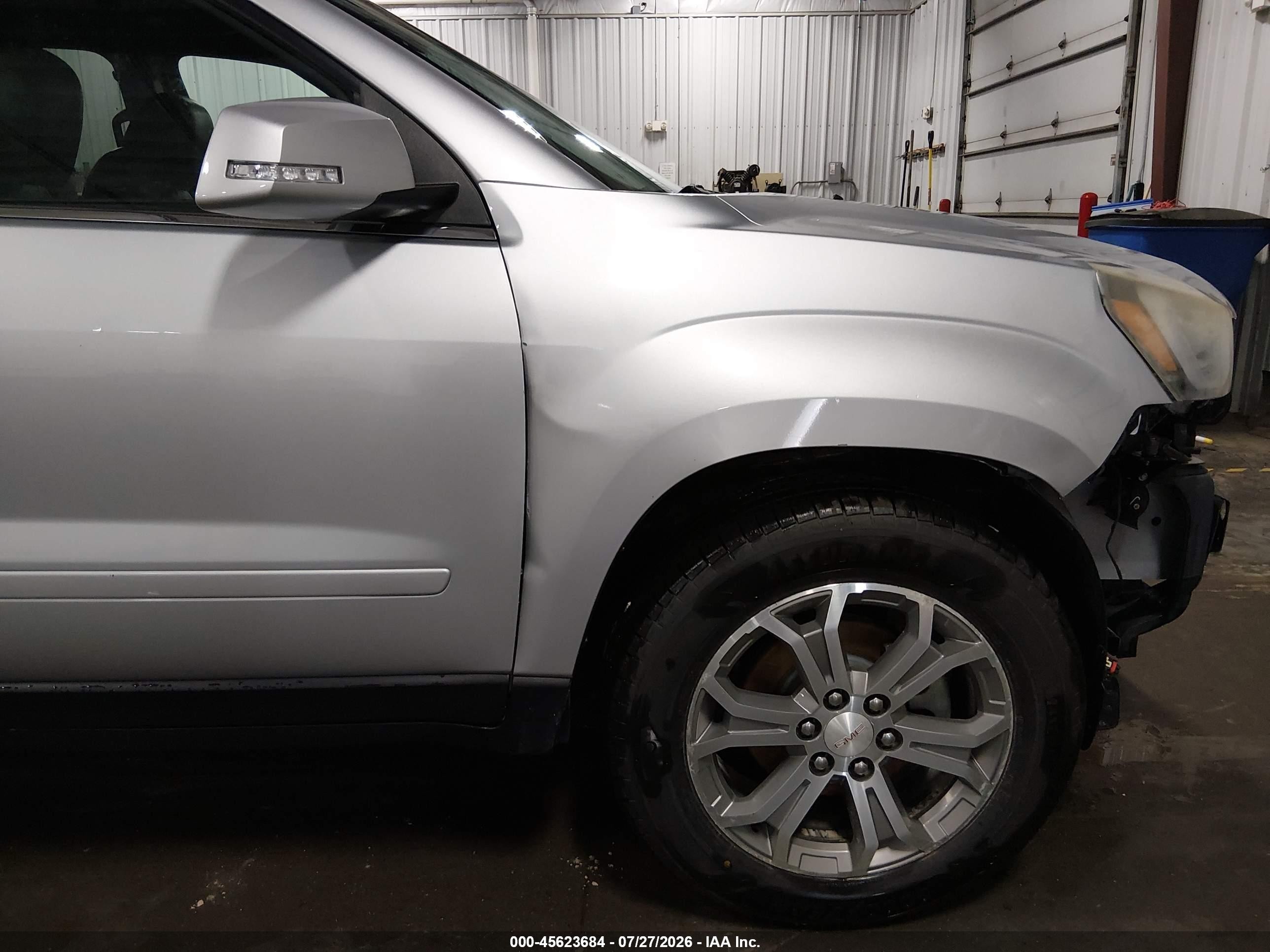 2015 Gmc Acadia Slt Silver vin: 1GKKVRKD2FJ320796