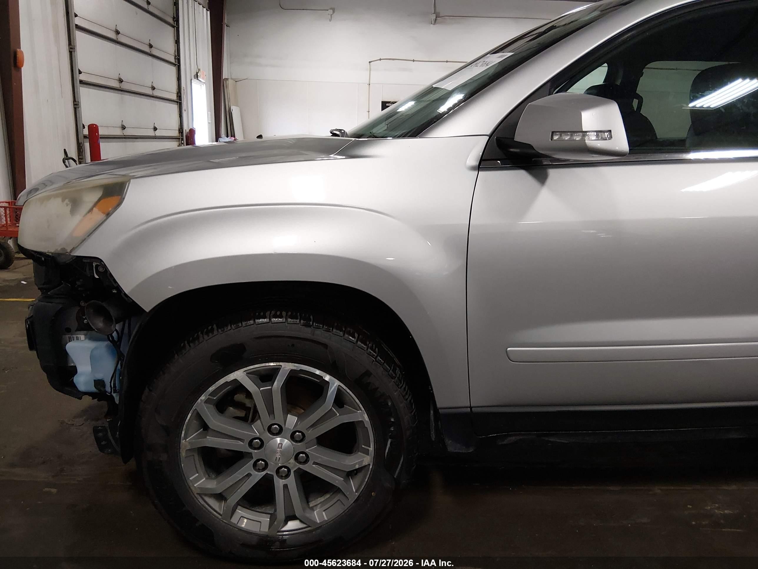 2015 Gmc Acadia Slt Silver vin: 1GKKVRKD2FJ320796