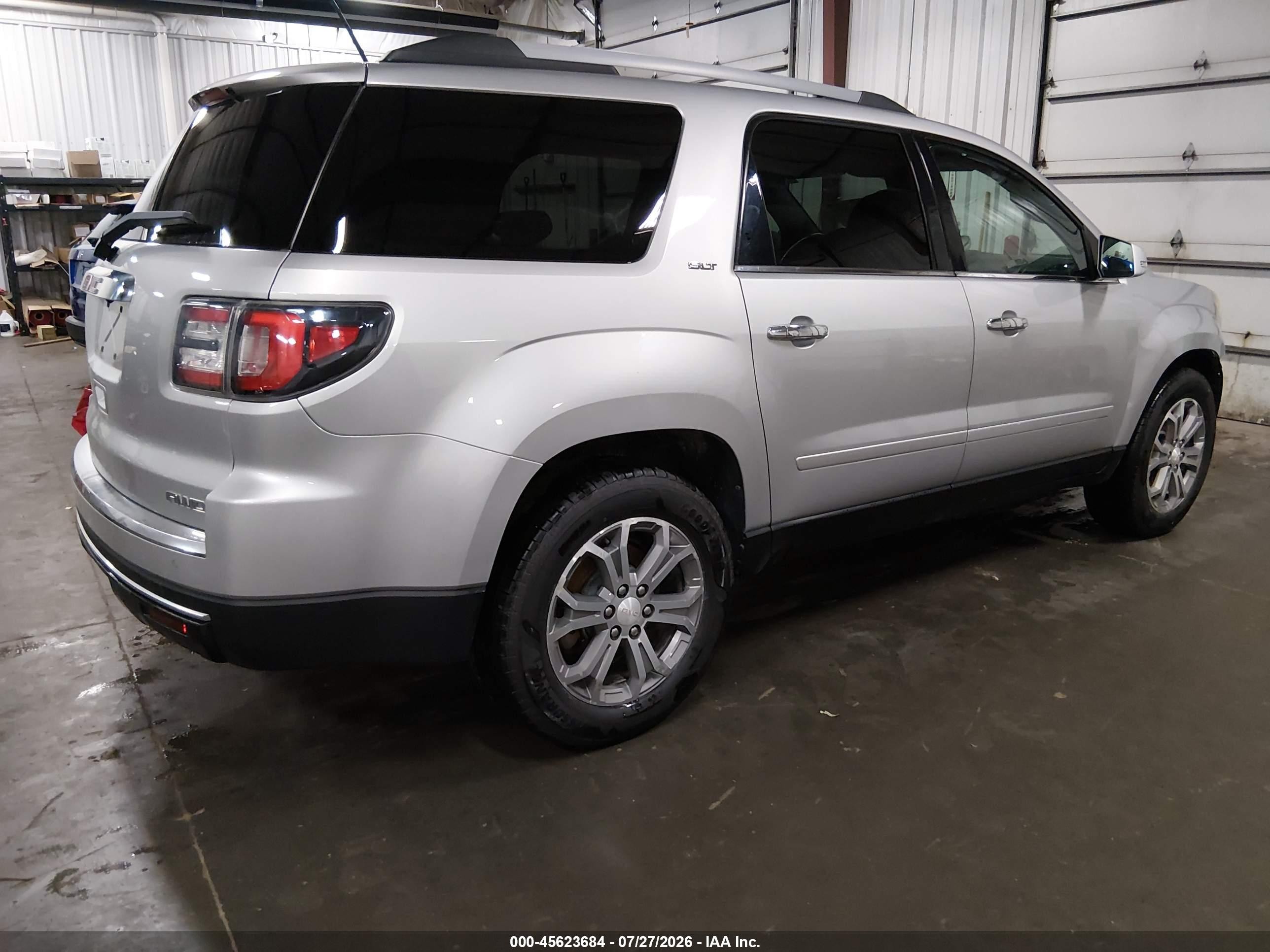 2015 Gmc Acadia Slt Silver vin: 1GKKVRKD2FJ320796