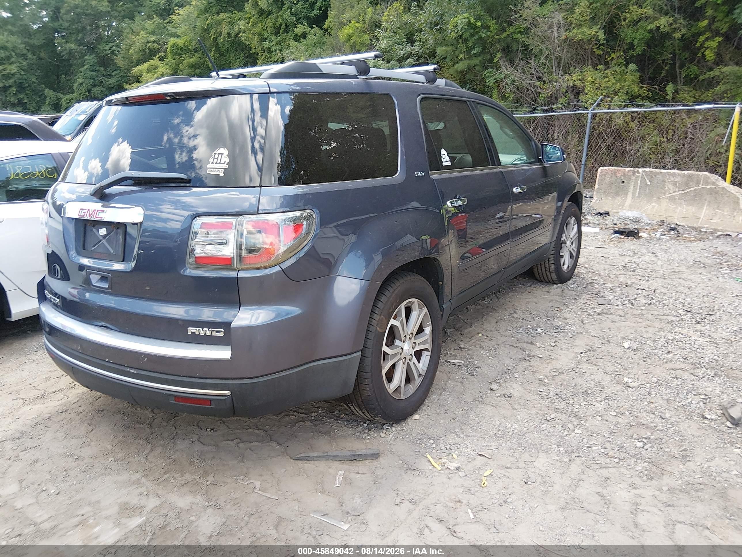 2013 Gmc Acadia Slt-1 Blue vin: 1GKKVRKD3DJ167312