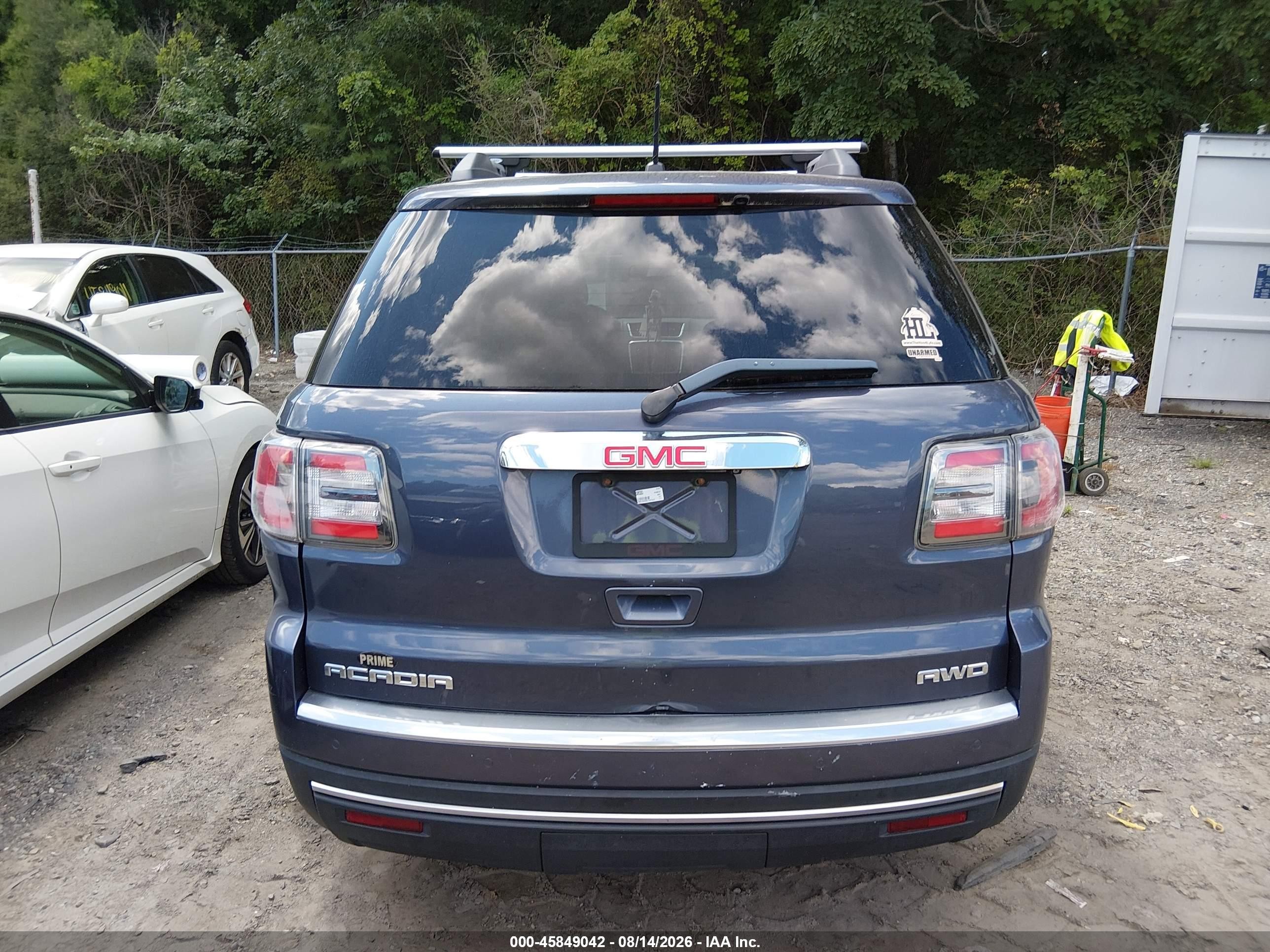 2013 Gmc Acadia Slt-1 Blue vin: 1GKKVRKD3DJ167312