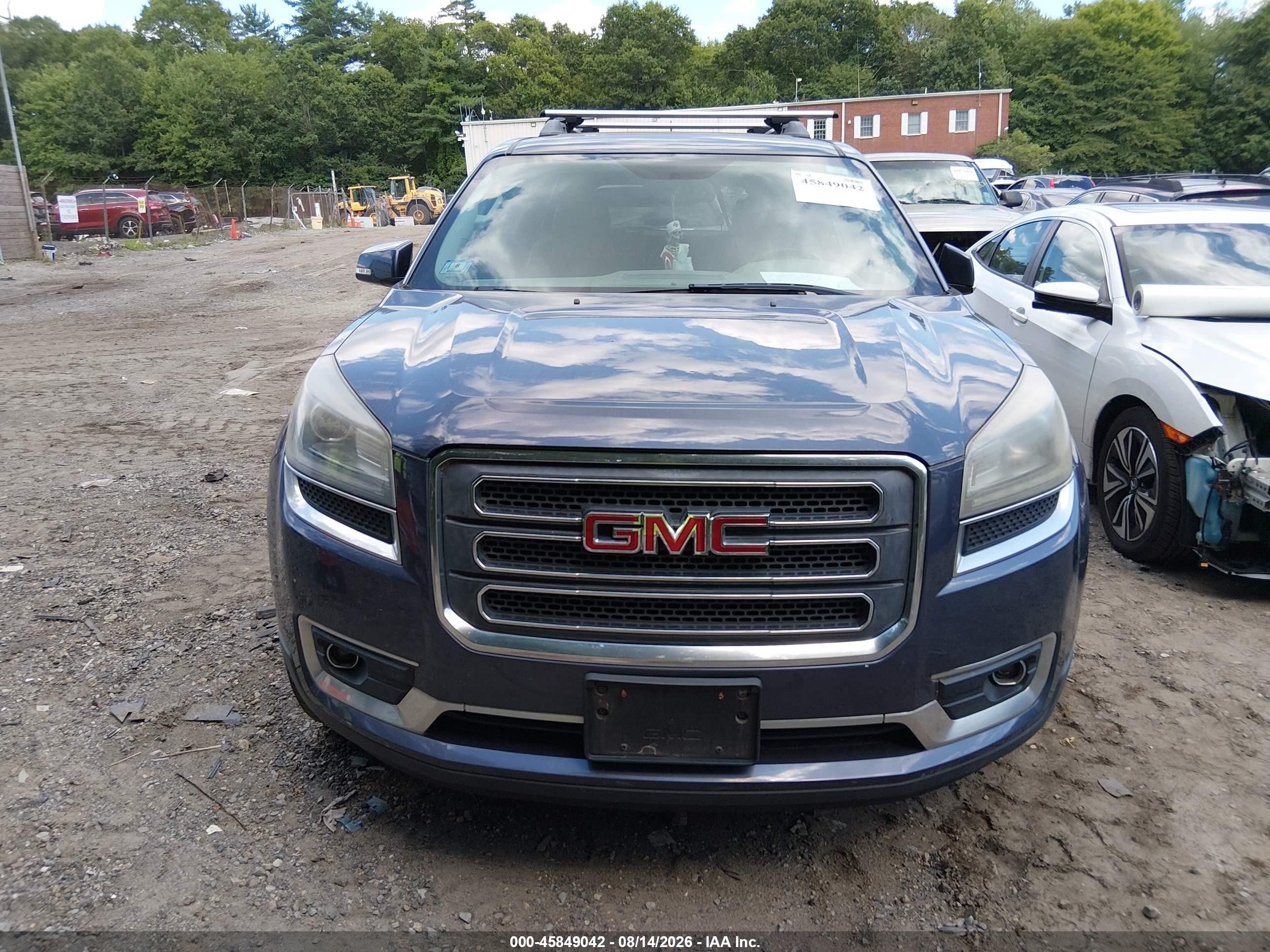 2013 Gmc Acadia Slt-1 Blue vin: 1GKKVRKD3DJ167312