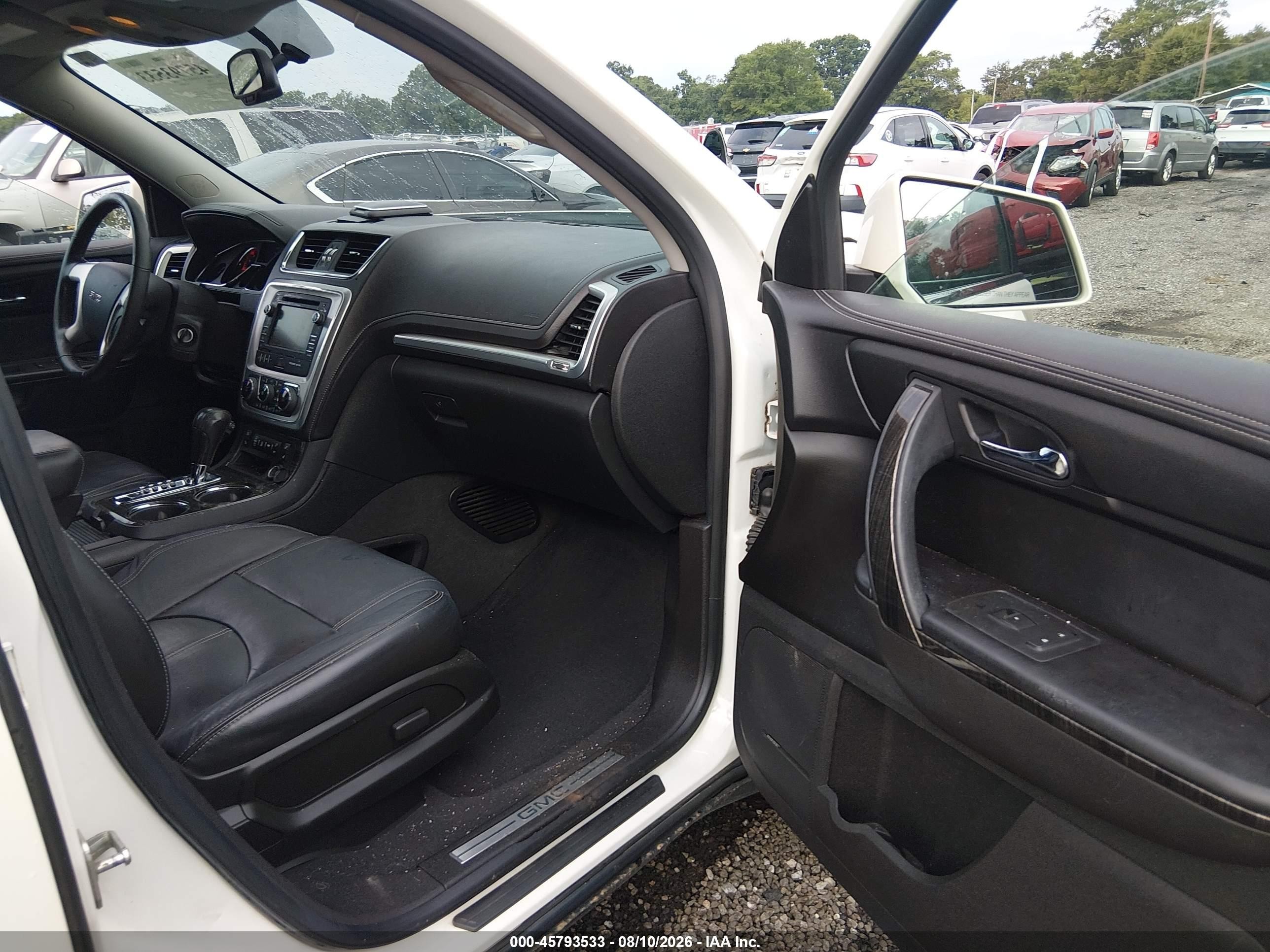 2013 Gmc Acadia Slt-1 Белый vin: 1GKKVRKD3DJ219022